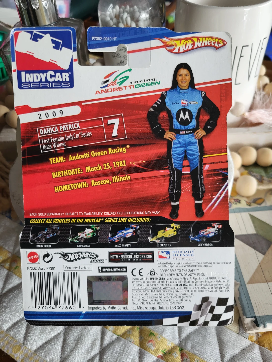 Hot Wheels IndyCar Series Danica Patrick #7 Die-Cast Car - photo 2
