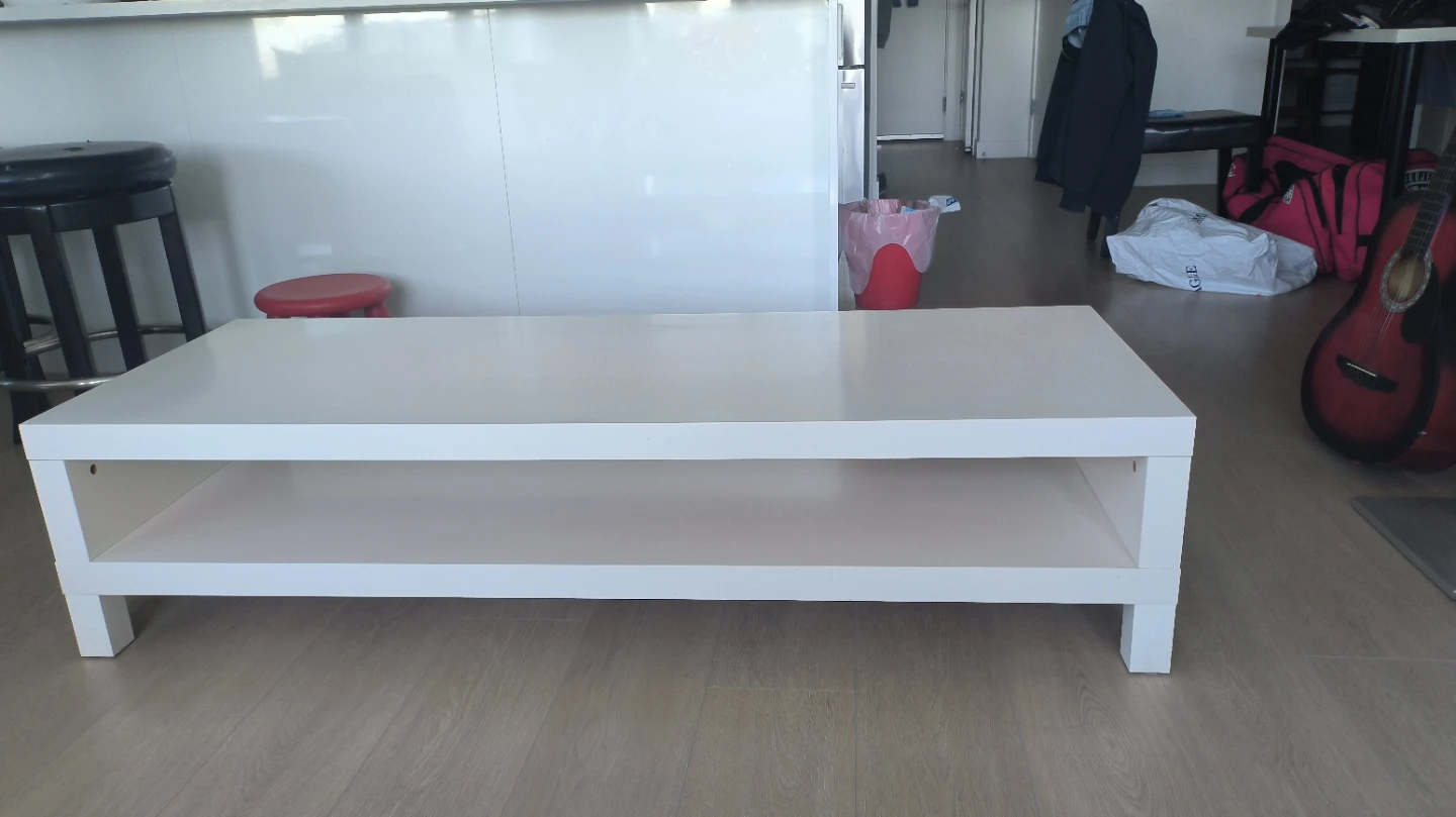 Ikea White TV stand/coffee table/ bench - photo 3