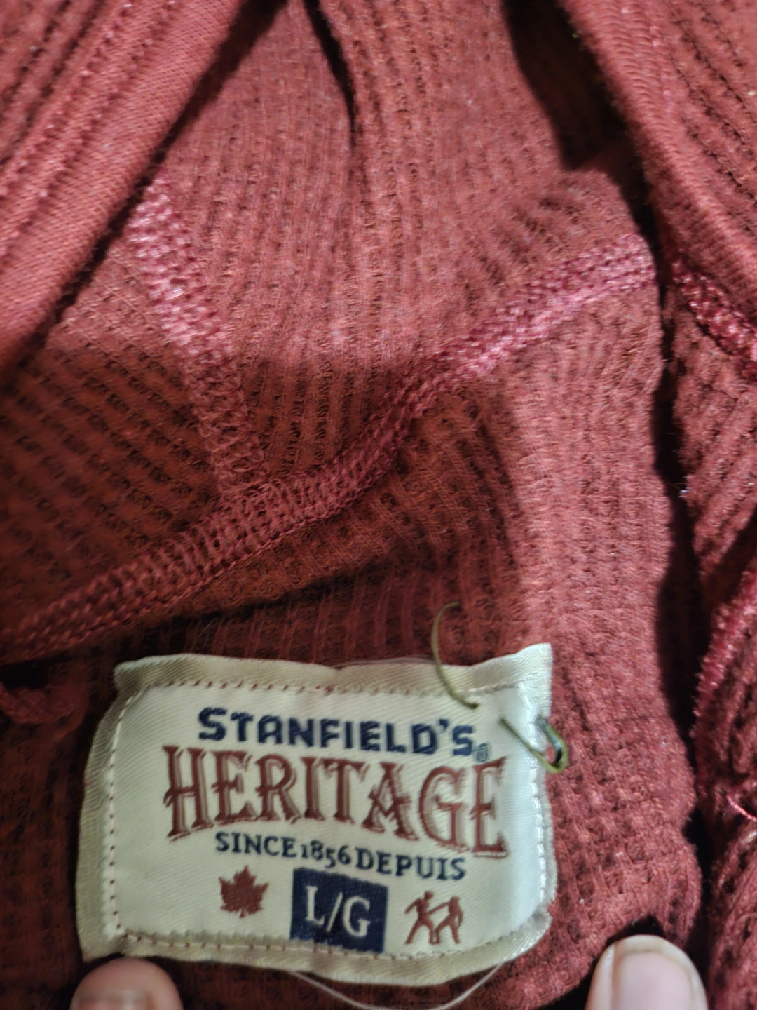 Stanfield's Heritage Henley Long Sleeve Shirt L/G - photo 5