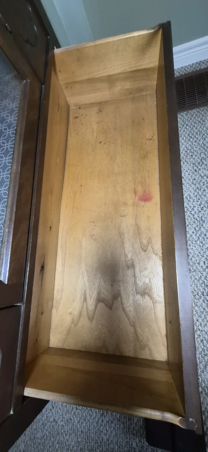 Antique Buffet Cabinet with Drawers and Cabinets - photo 3