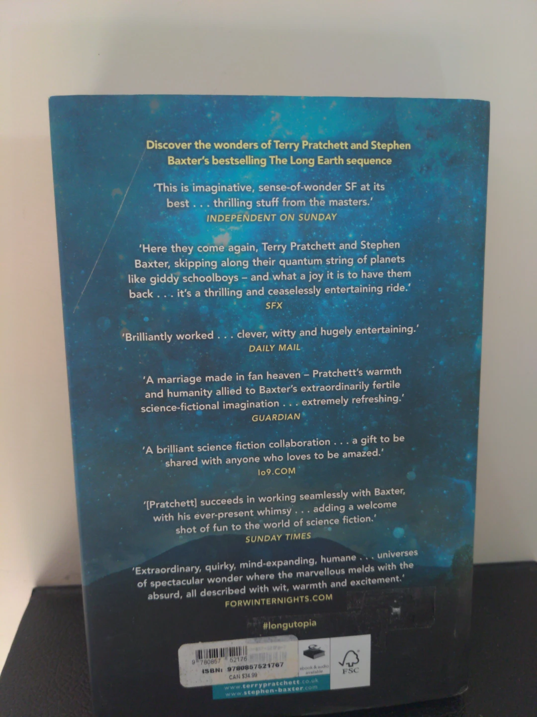 The Long Utopia by Terry Pratchett and Stephen Baxter - Book⚽ - photo 2