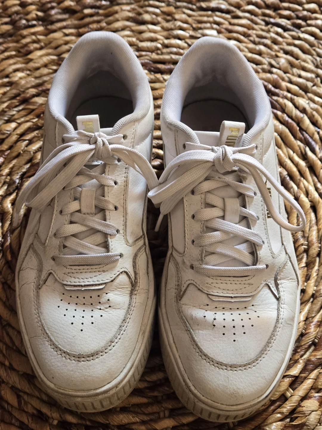 Puma White Leather Sneakers - photo 3