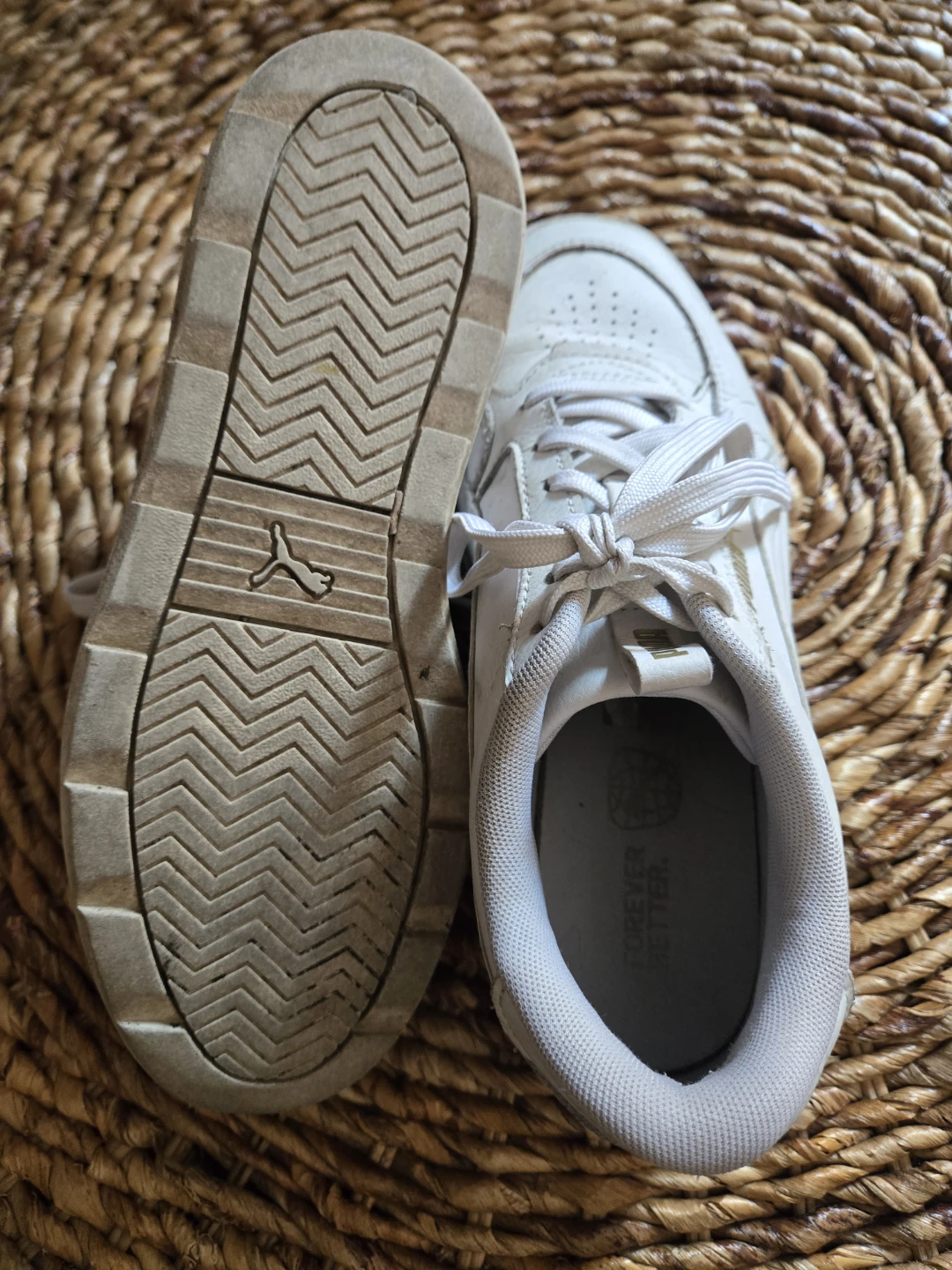 Puma White Leather Sneakers - photo 4