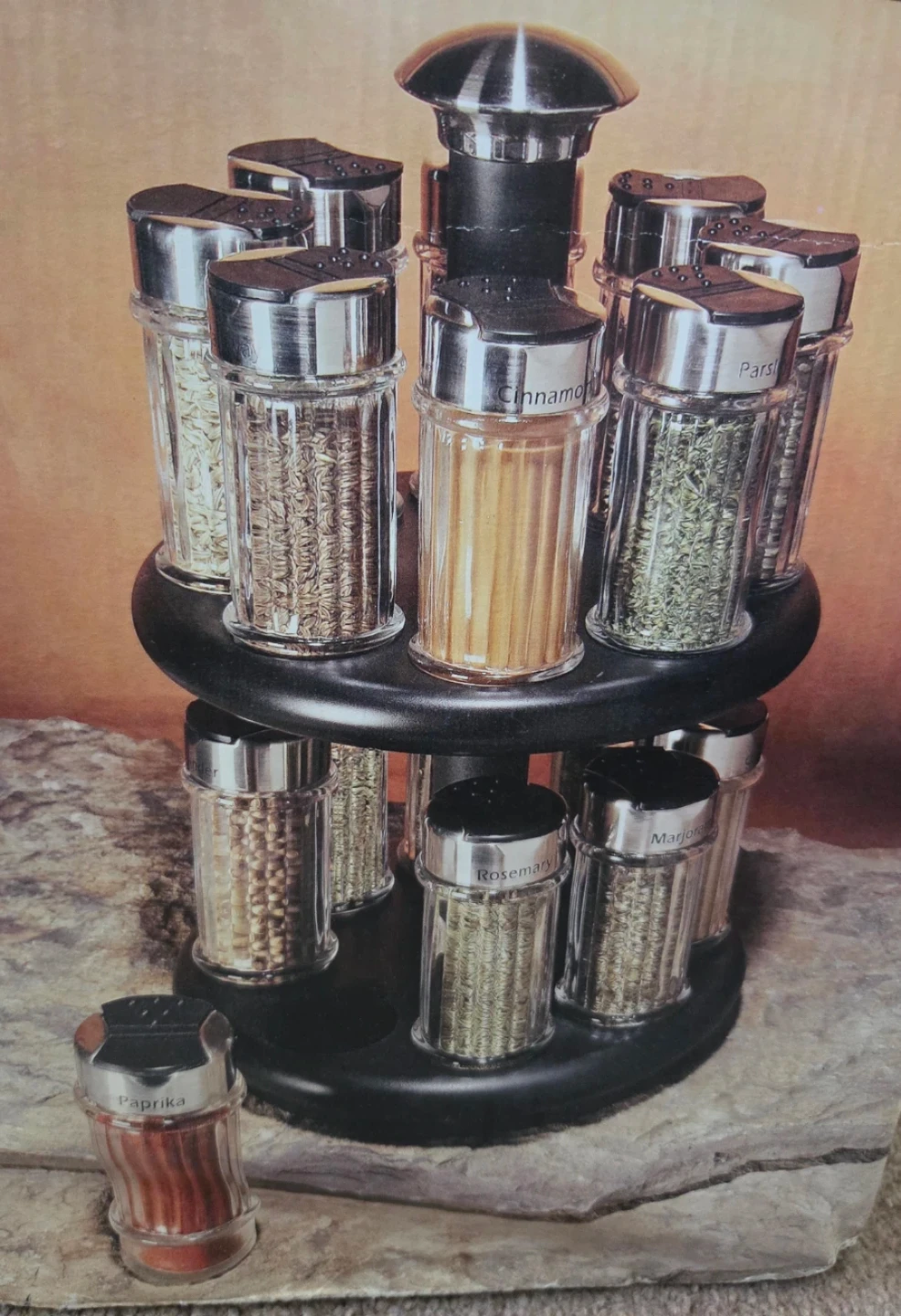Brand New 16 Jar Spice Carousel