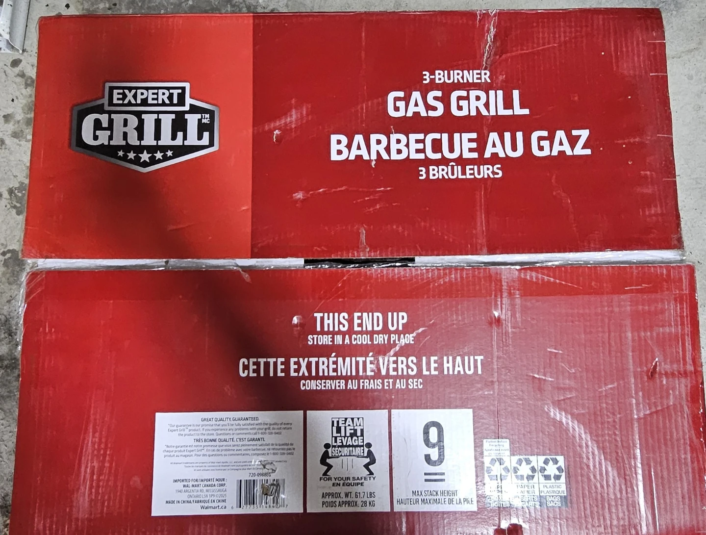 Expert Grill 3-Burner Gas BBQ, like new, Brampton - photo 5