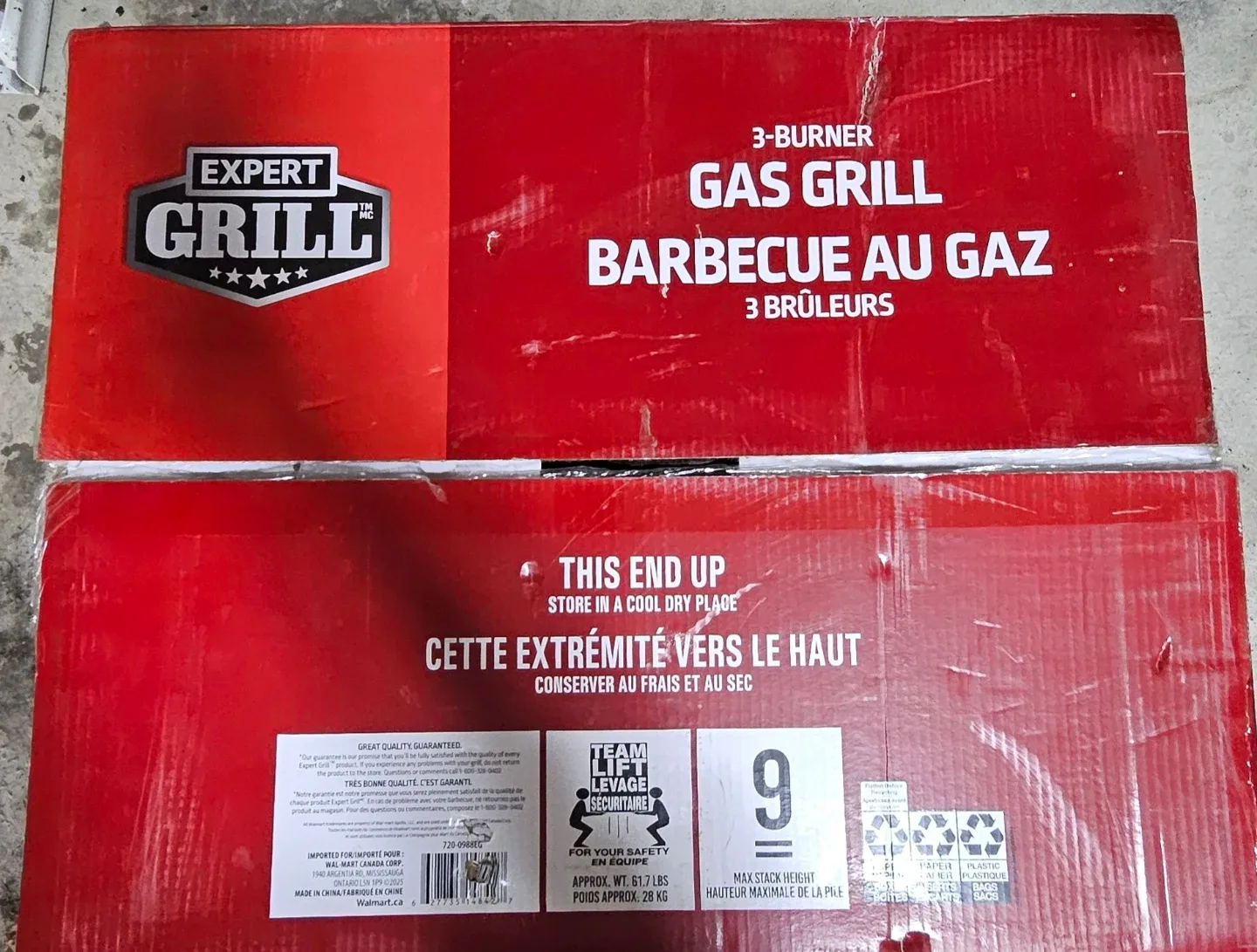 Expert Grill 3-Burner Gas BBQ, like new, Brampton - photo 5