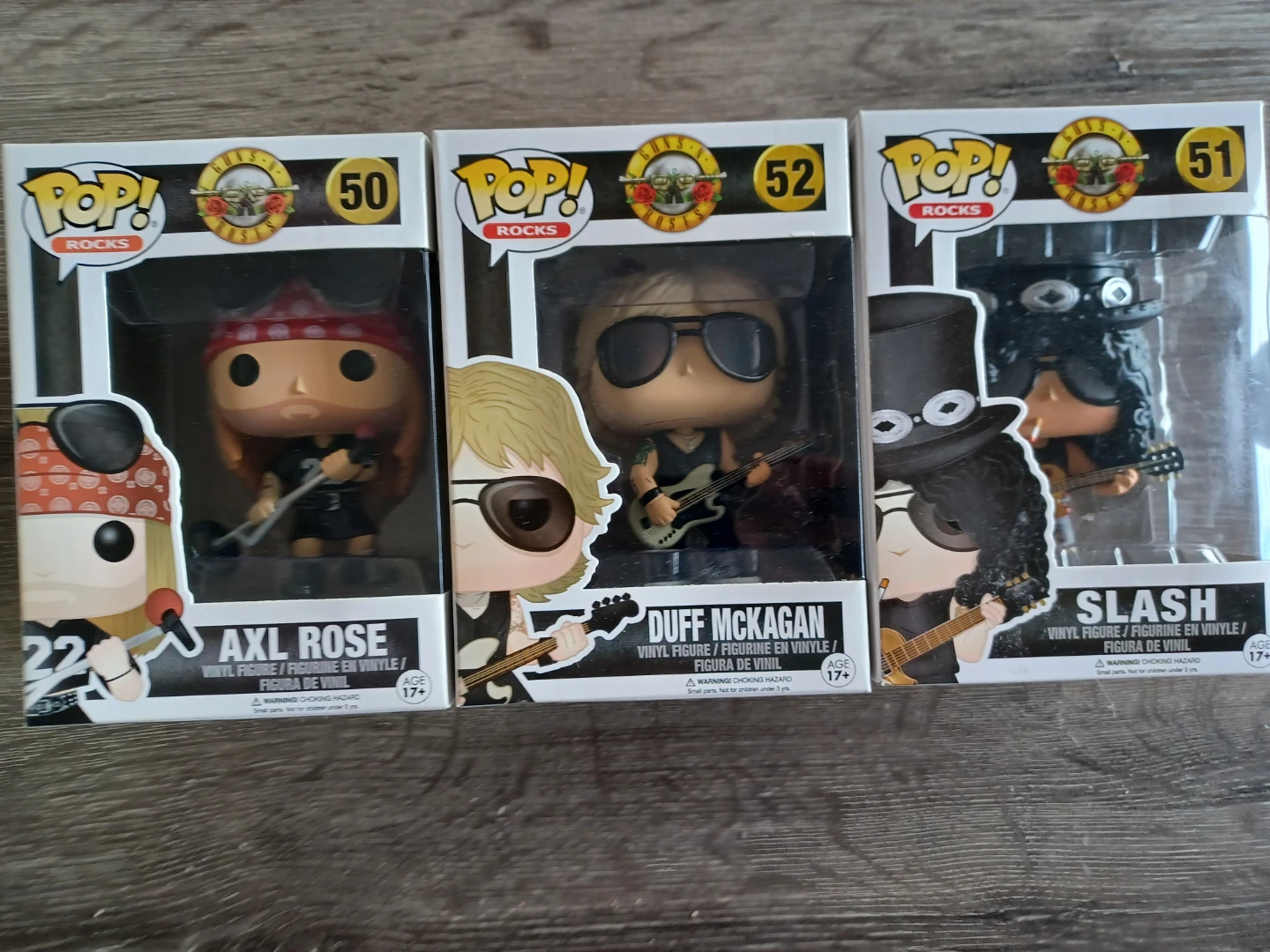 Funko Pop! Guns N' Roses set