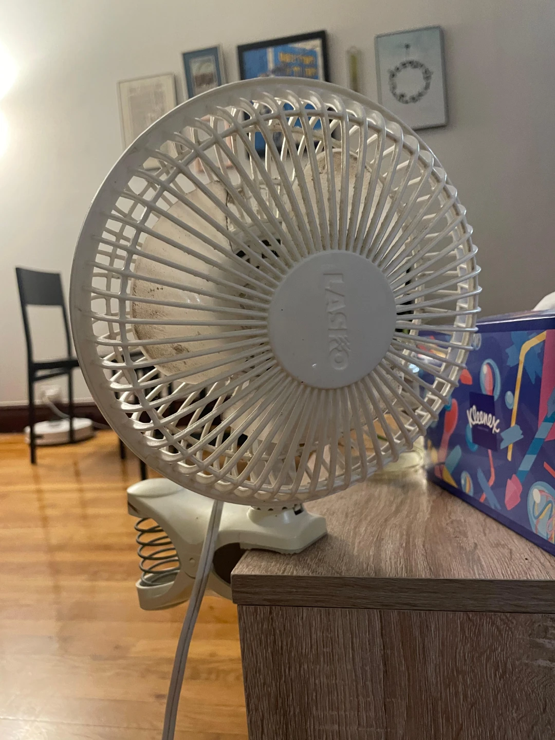 Lasko White Clip-On Fan