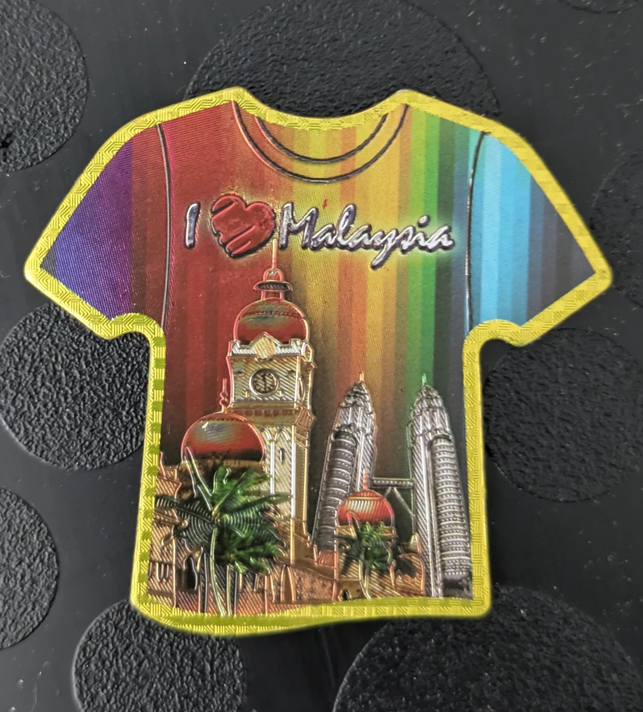 ⚽ I Love Malaysia T-Shirt Souvenir Magnet