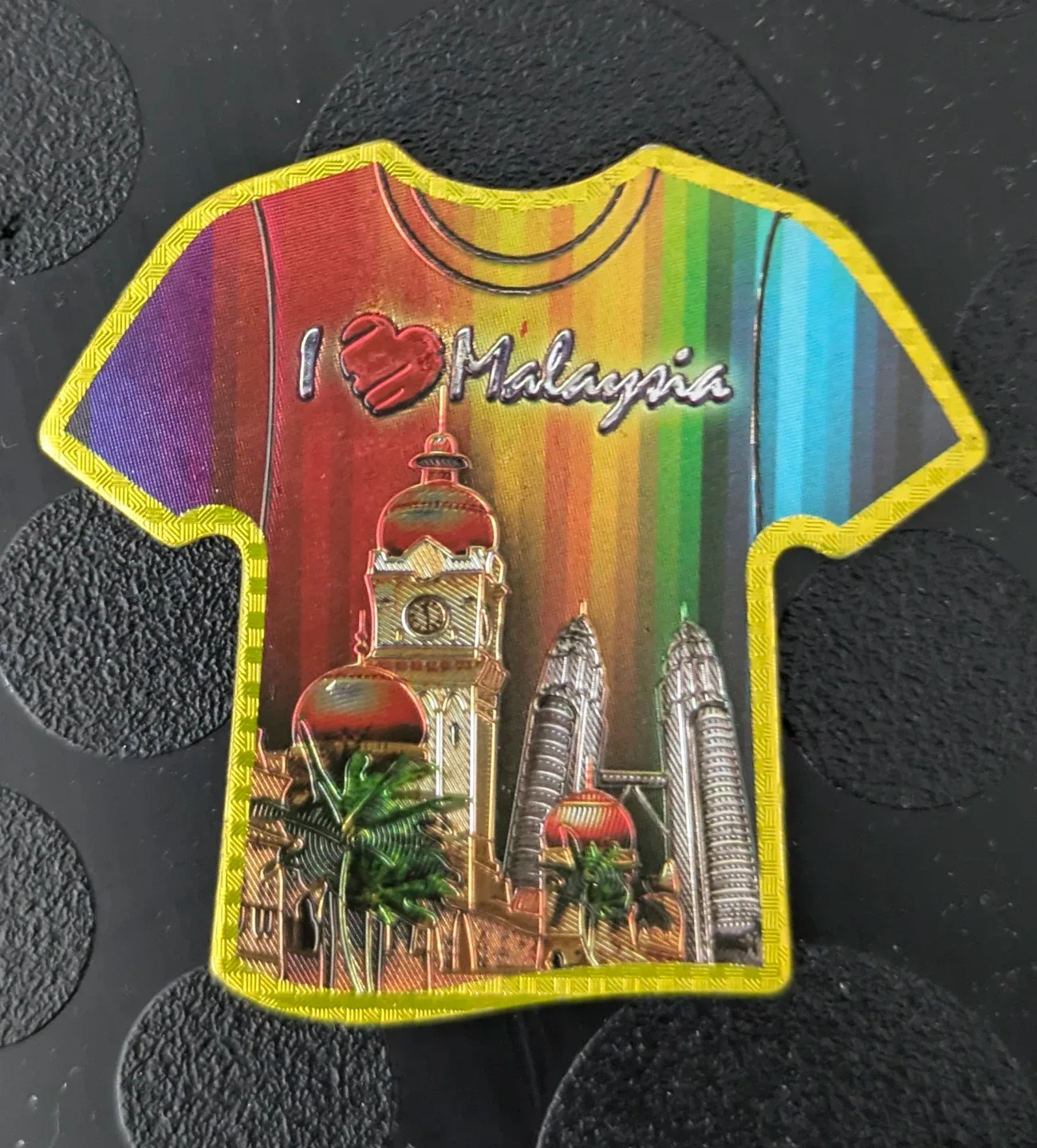⚽ I Love Malaysia T-Shirt Souvenir Magnet