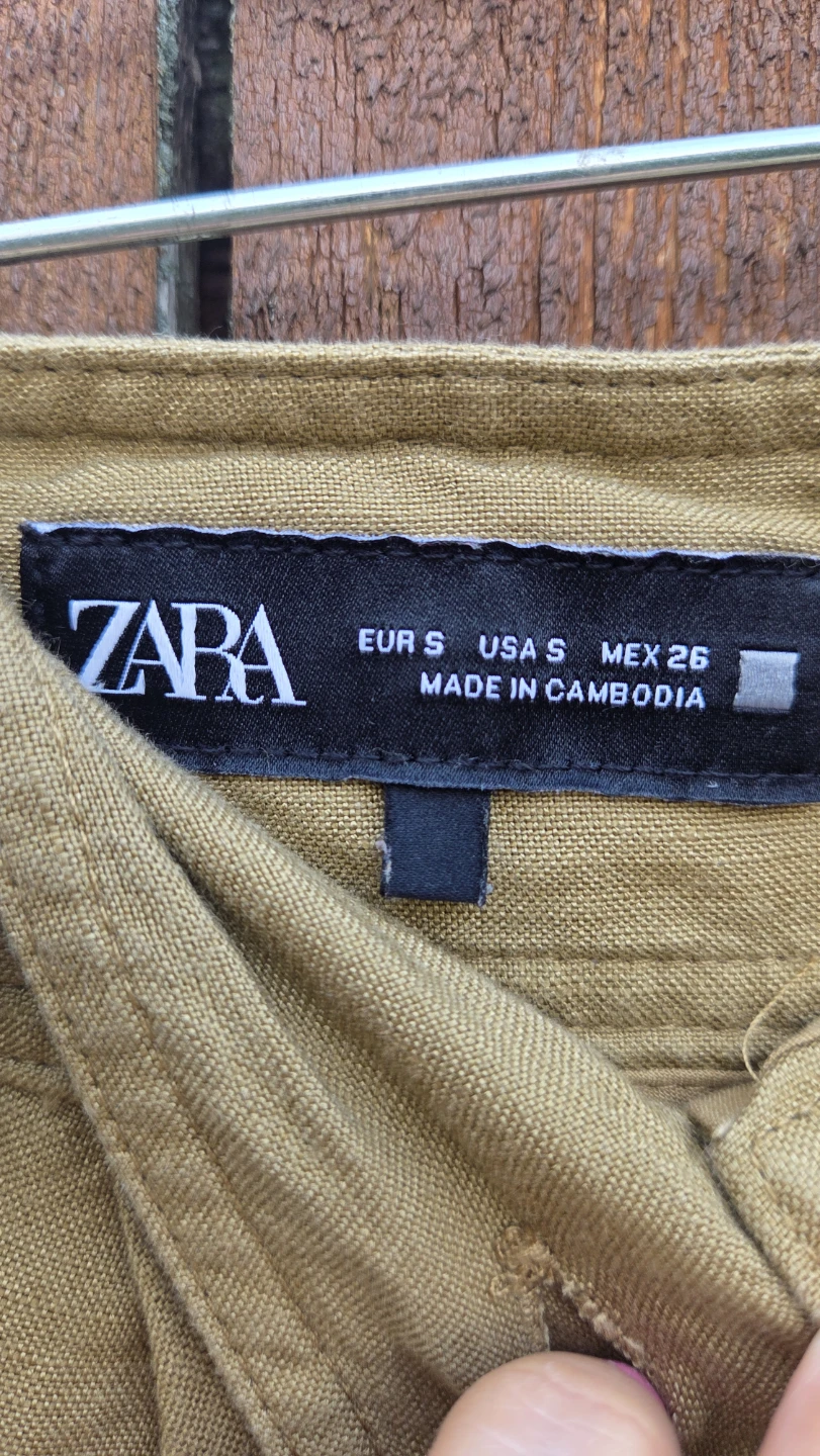 Zara Linen Blend Shorts - Size S - photo 3