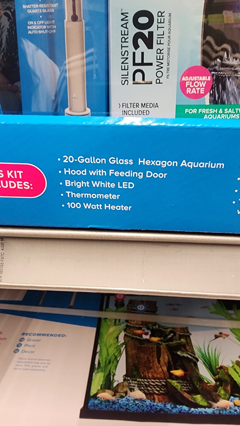 20-Gallon Hexagon Aquarium - photo 4
