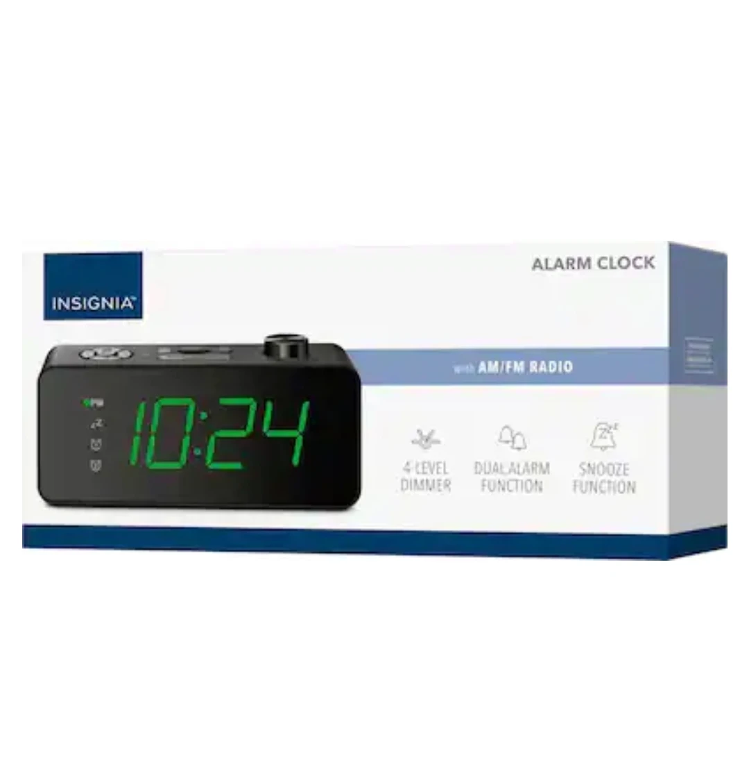 Insignia Digital AM/FM Dual Alarm Clock - photo 4