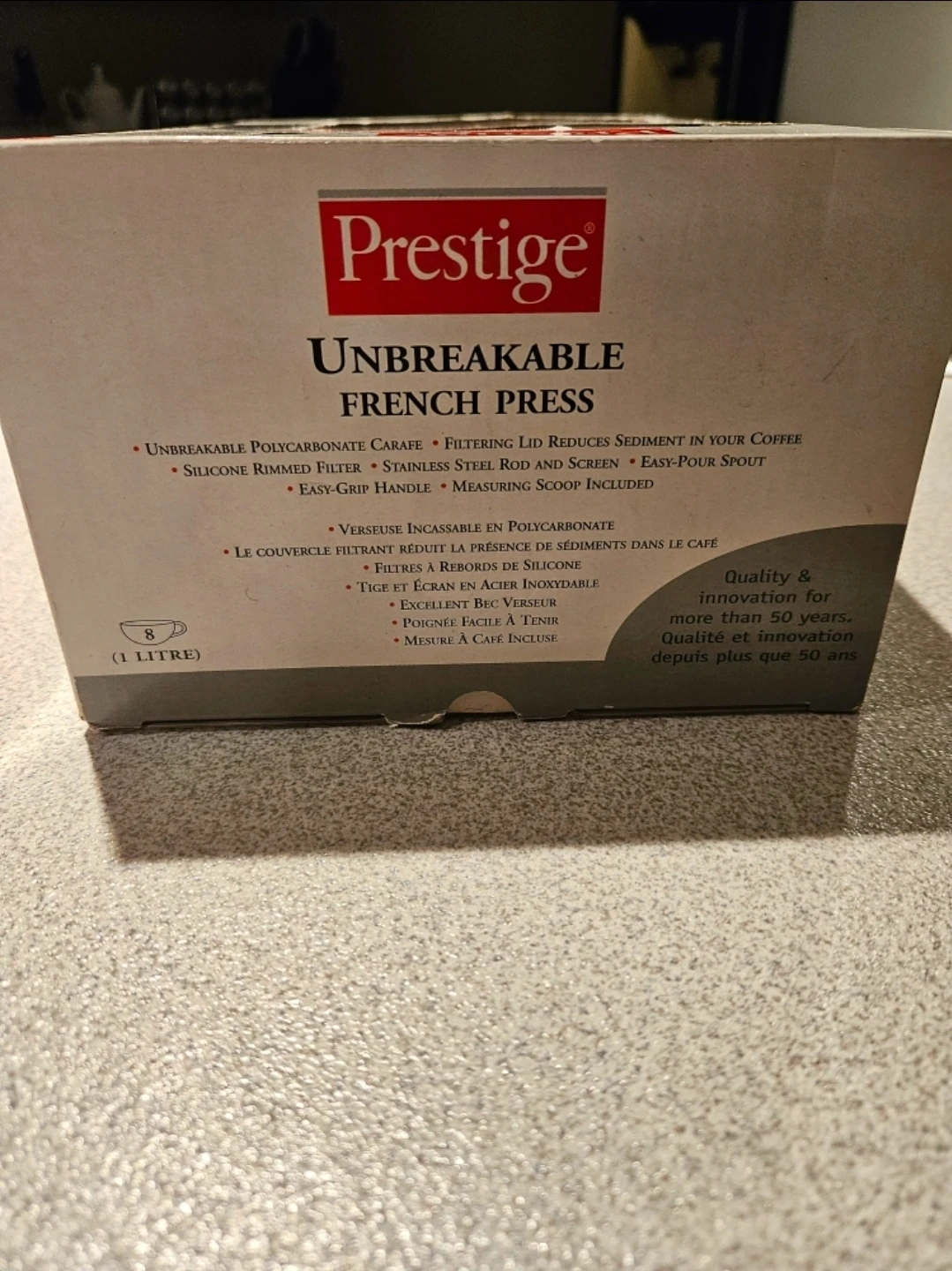 Prestige Unbreakable French Press - 8 Cup (1 Litre) - photo 2