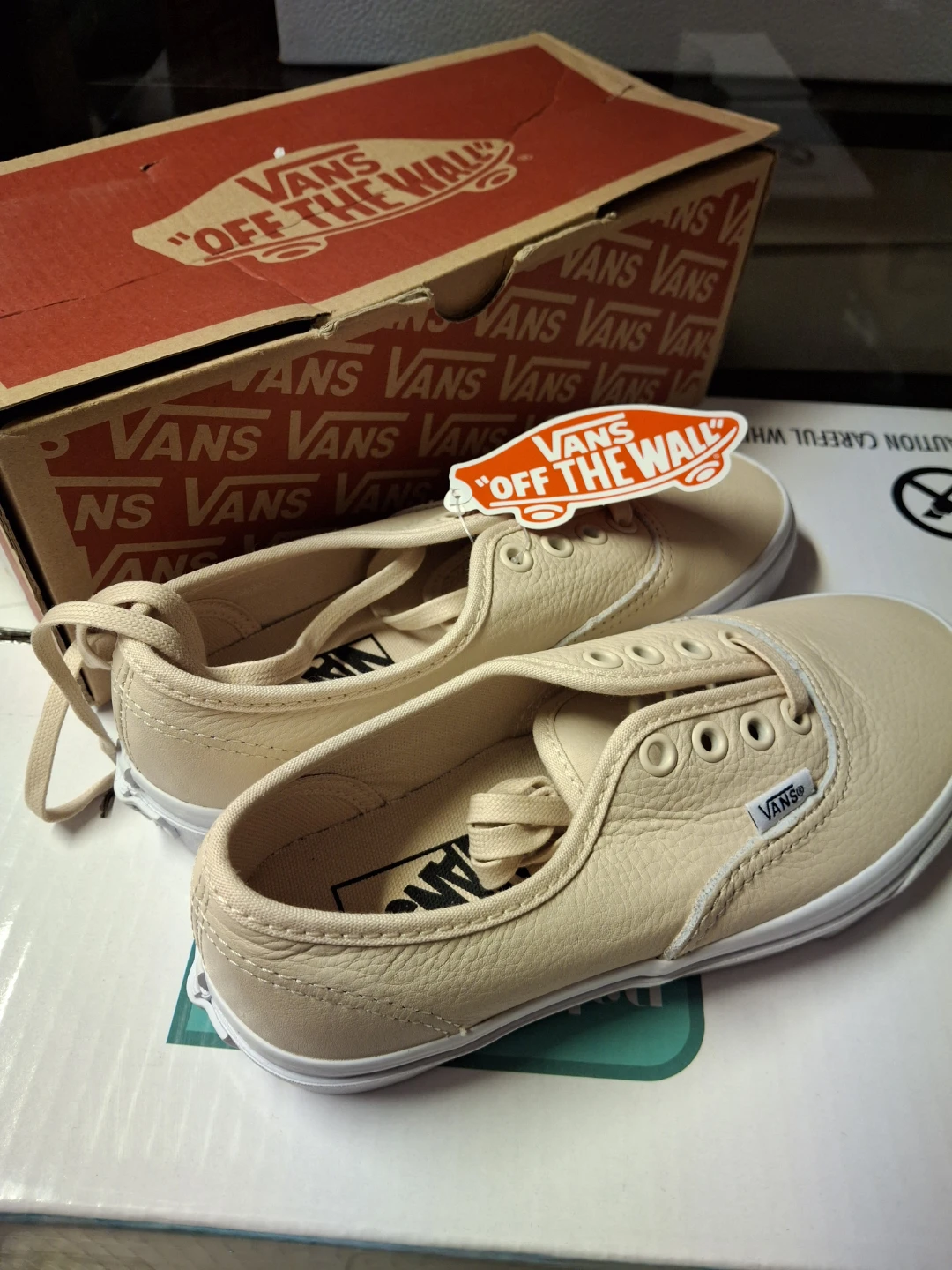 Vans Authentic Leather "Tapioca/True White" Shoes - photo 2