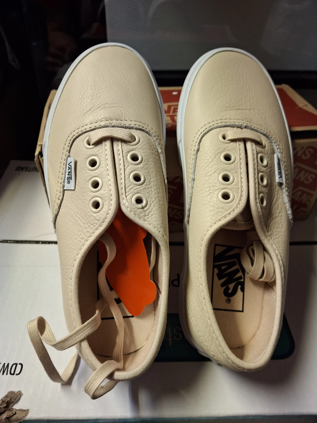 Vans Authentic Leather "Tapioca/True White" Shoes - photo 3