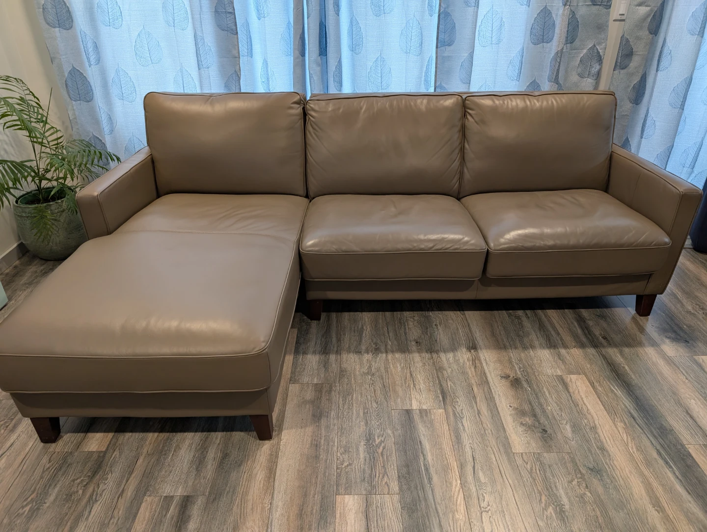Leather Sectional Sofa - photo 2