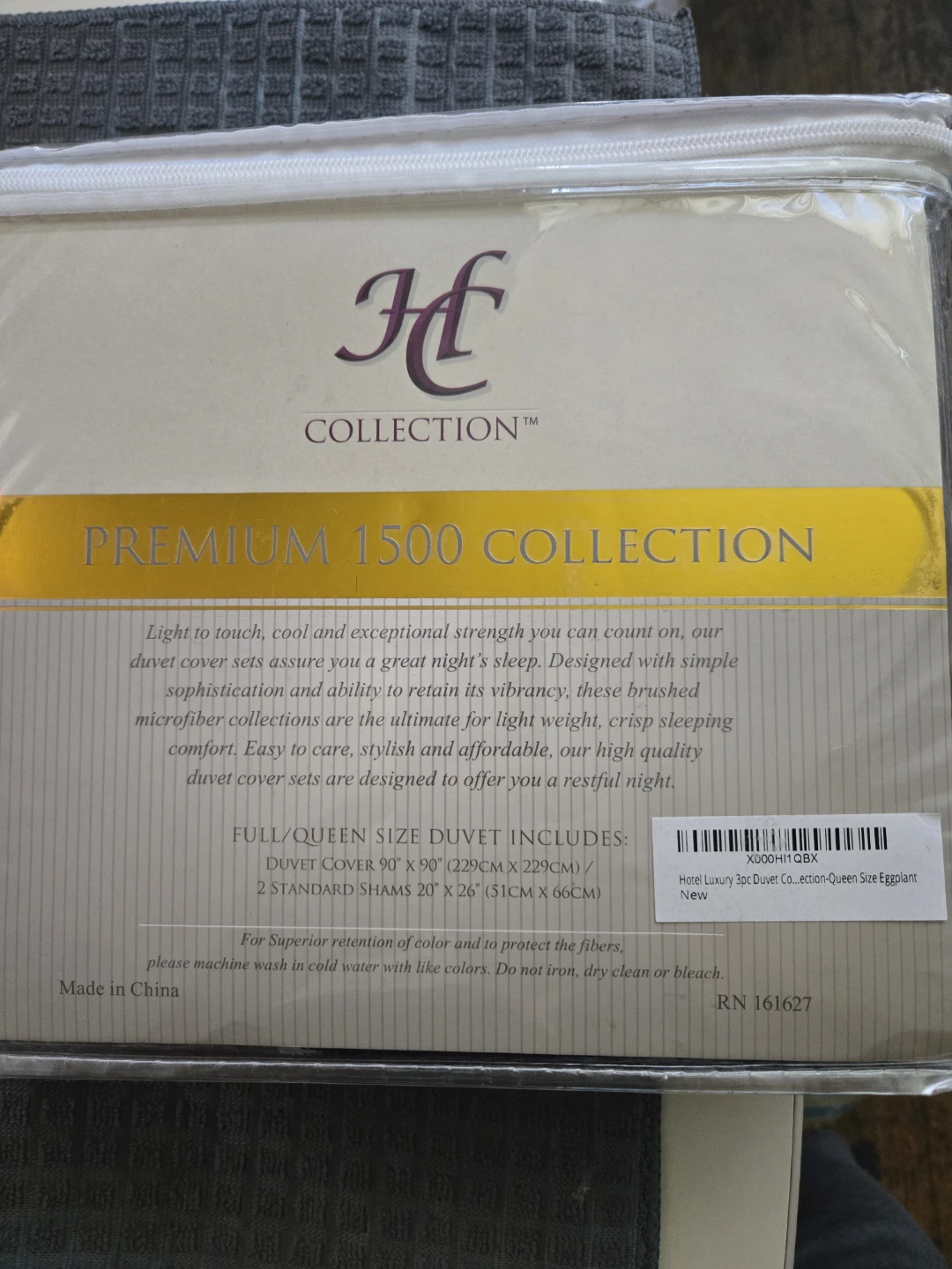 ⚽️HC Collection Premium 1500 Duvet Cover Set - Full/Queen - photo 3