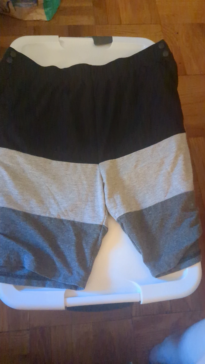 Deyeek Colorblock Snap Button Shorts XL - photo 2