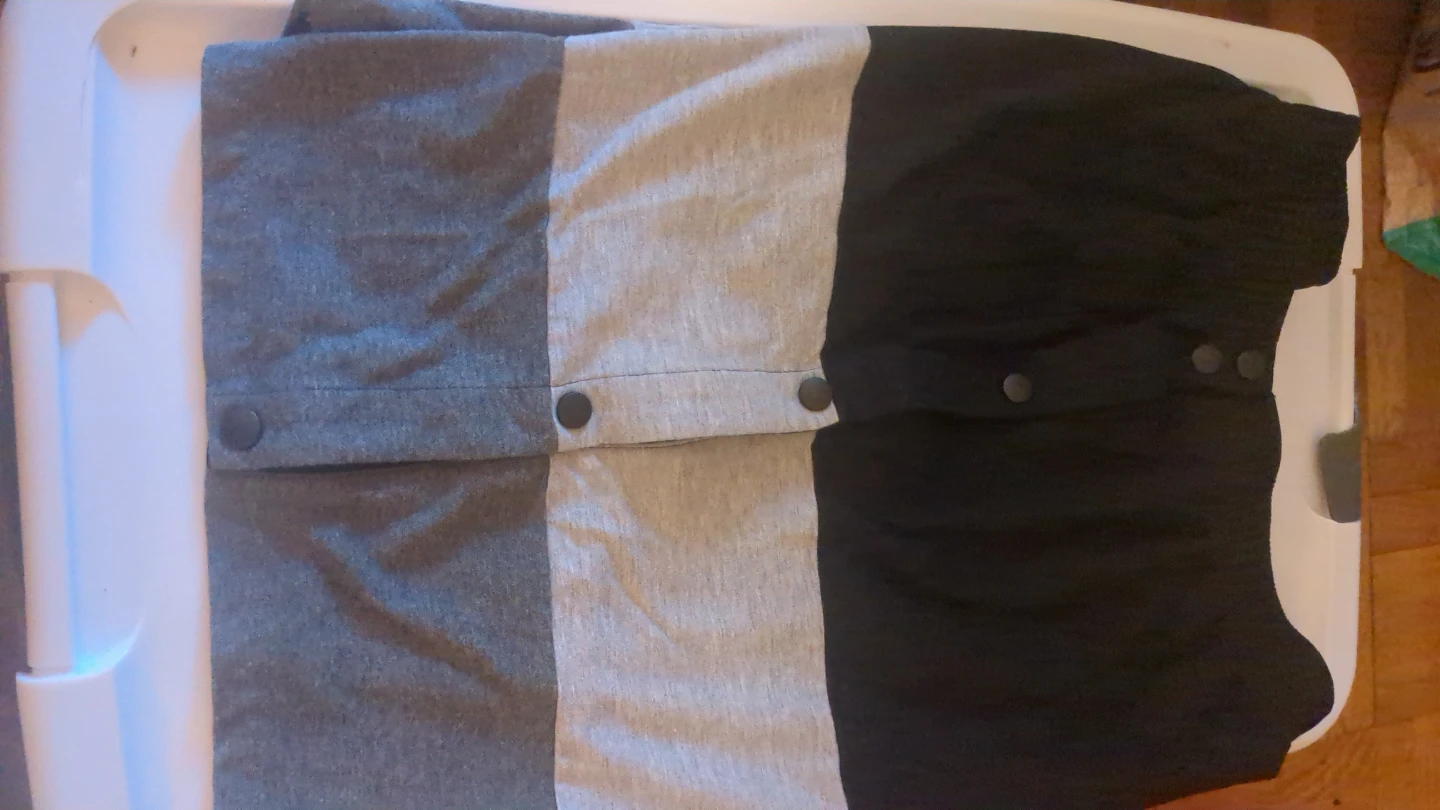 Deyeek Colorblock Snap Button Shorts XL - photo 5