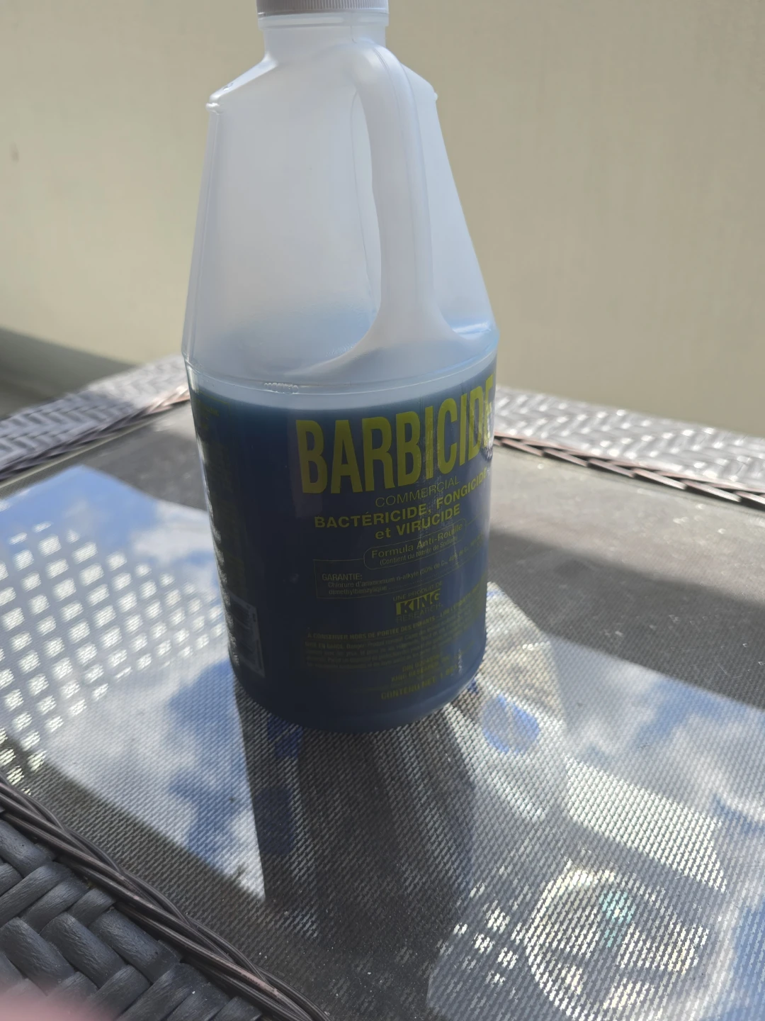 Barbicide Commercial Disinfectant - half full