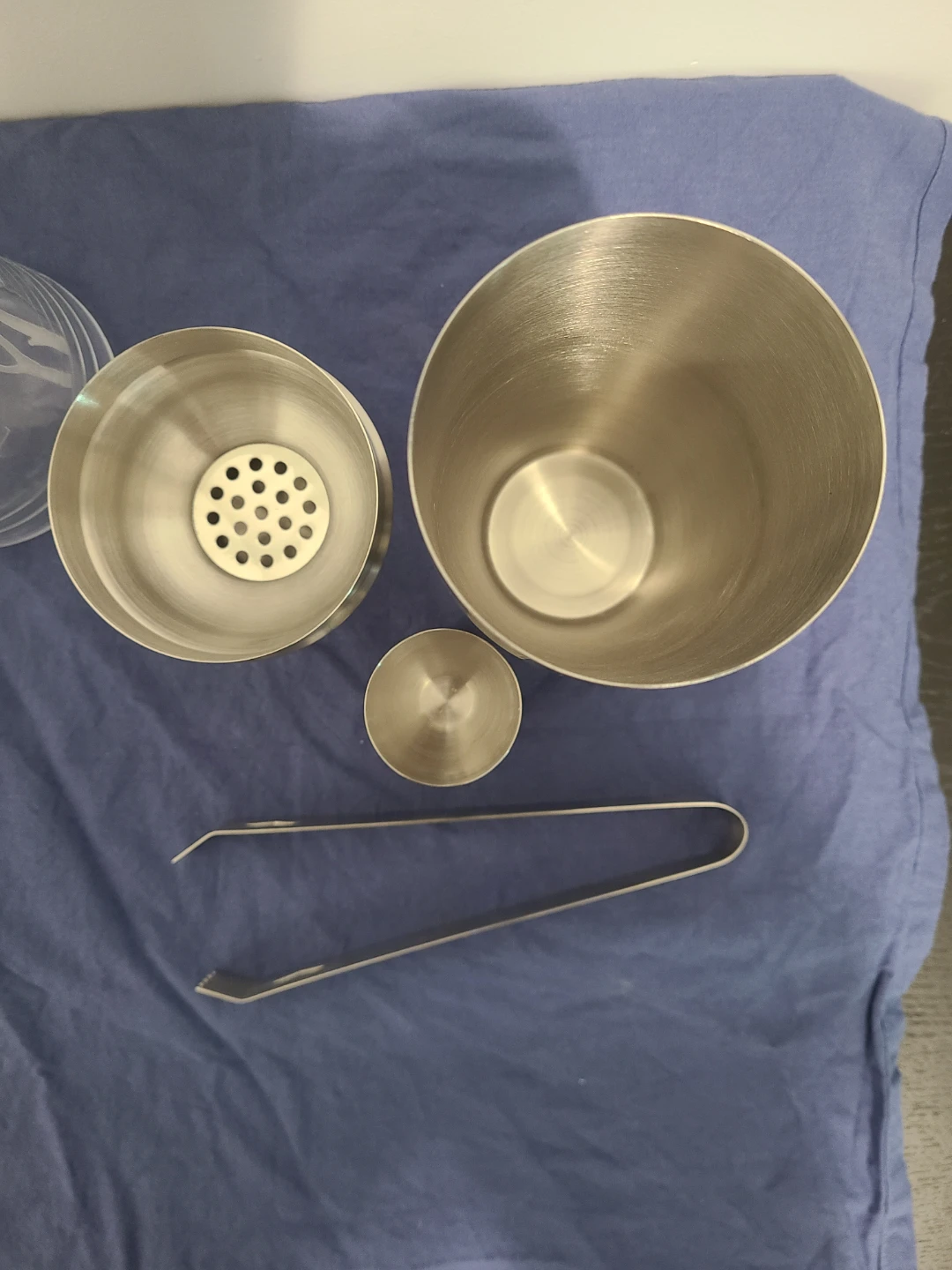 Belvedere Carafe, Cocktail Shaker Set with Tongs and Jigger - photo 2