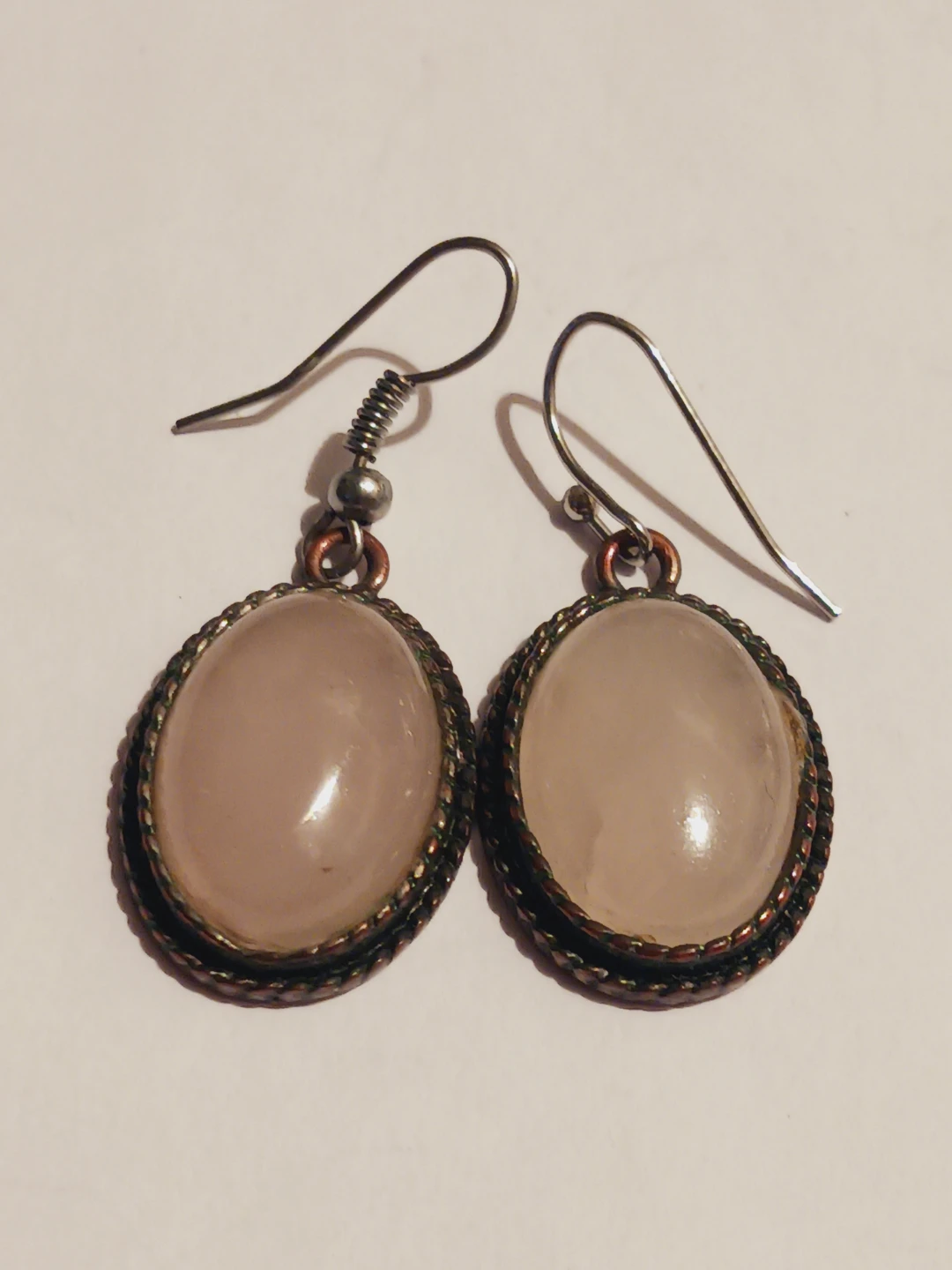 Rose Quartz Dangle Earrings - photo 3