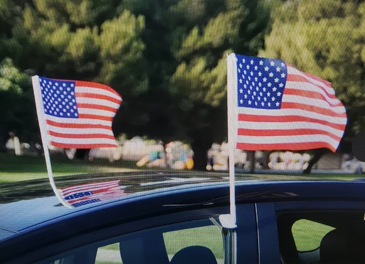 American Flag Car window Mount 22.5 x 14.5 - photo 4