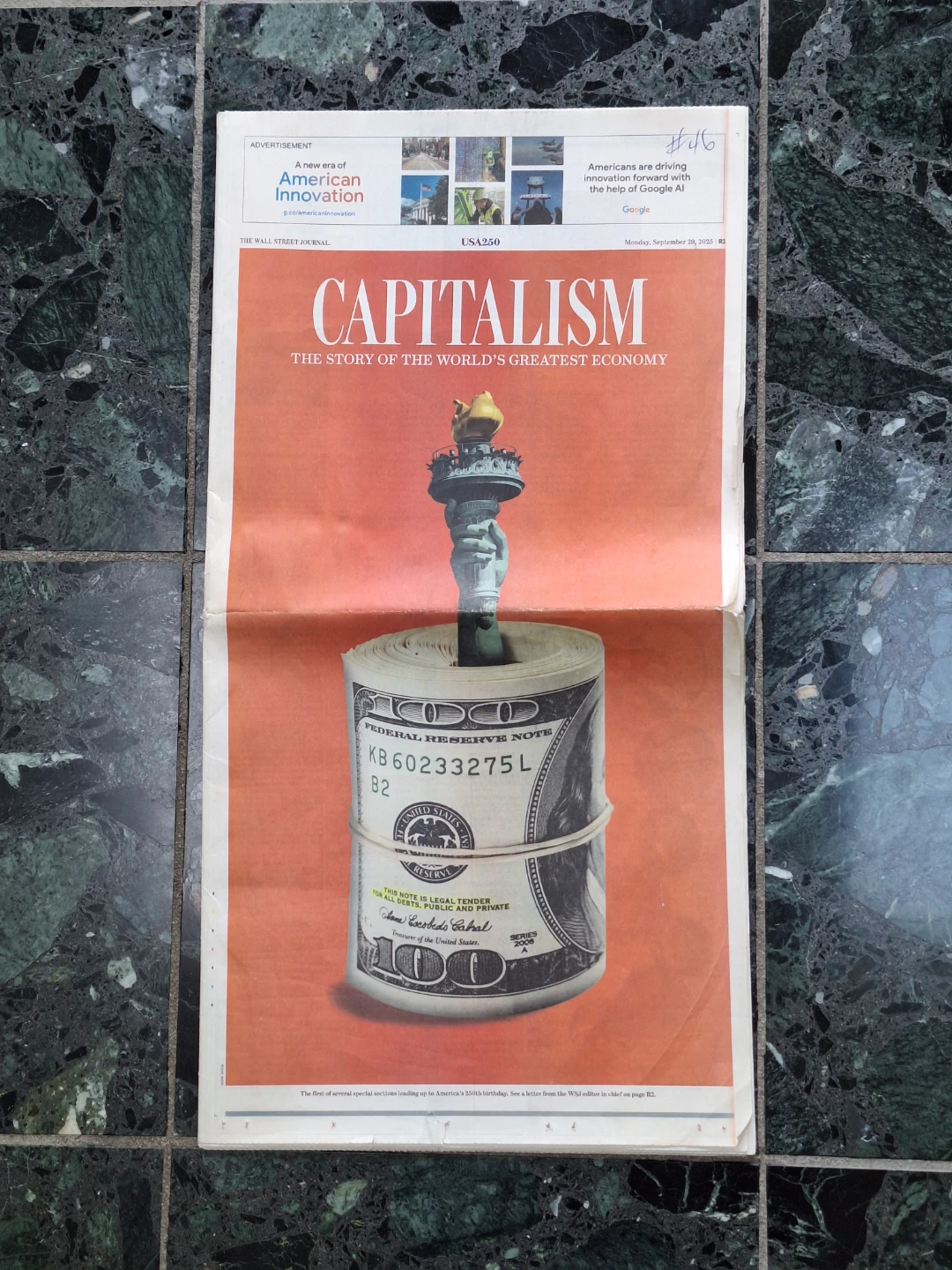 The Wall Street Journal "Capitalism" Issue