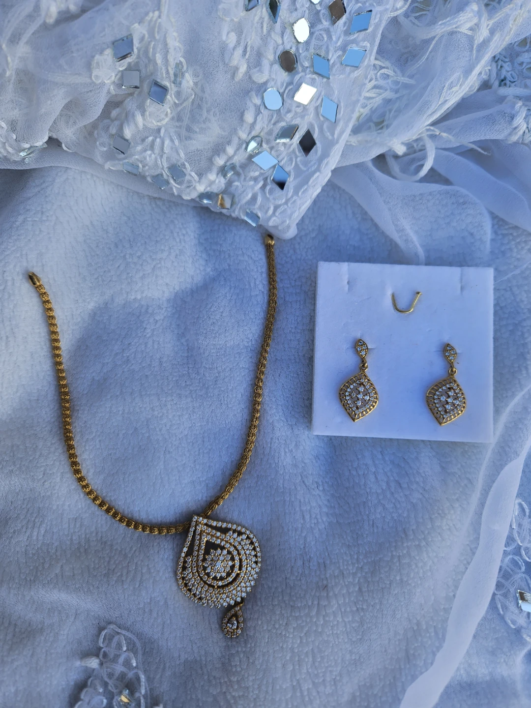 22kt Gold Necklace and Earrings, combo or seperate.. - photo 5