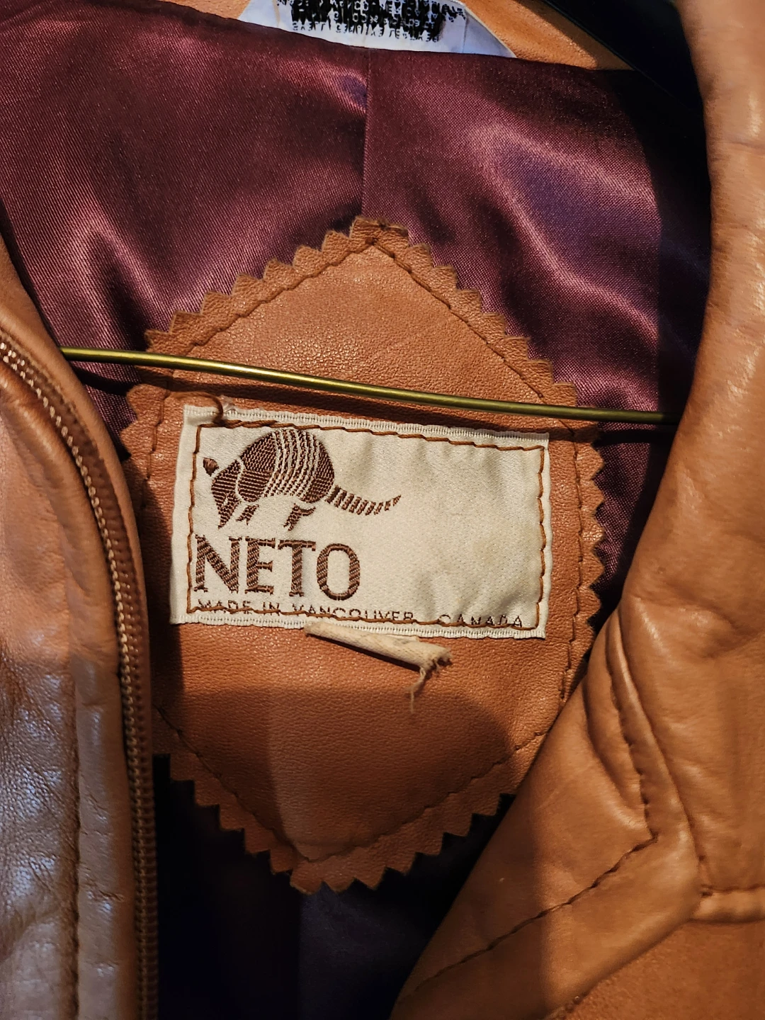 NETO Tan Leather Jacket - Made in Vancouver - photo 3