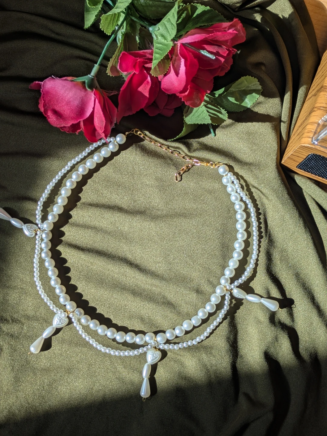 Elegant mythical pearl necklace set - photo 3