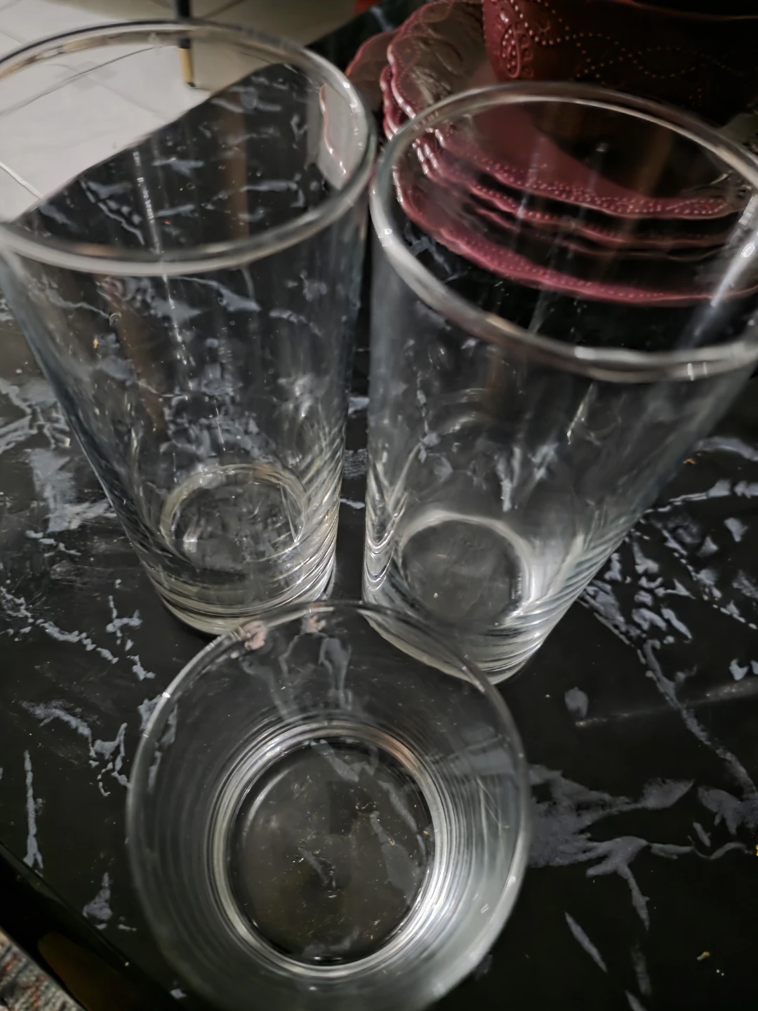 Set of 3 Glass Tumblers
