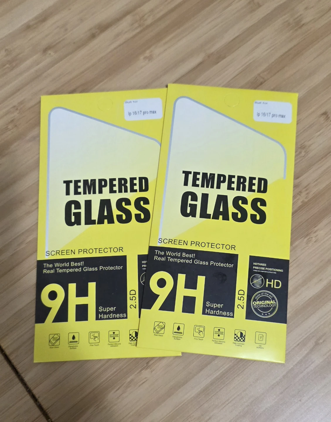 Tempered Glass Screen Protector for iPhone 16/17 Pro Max