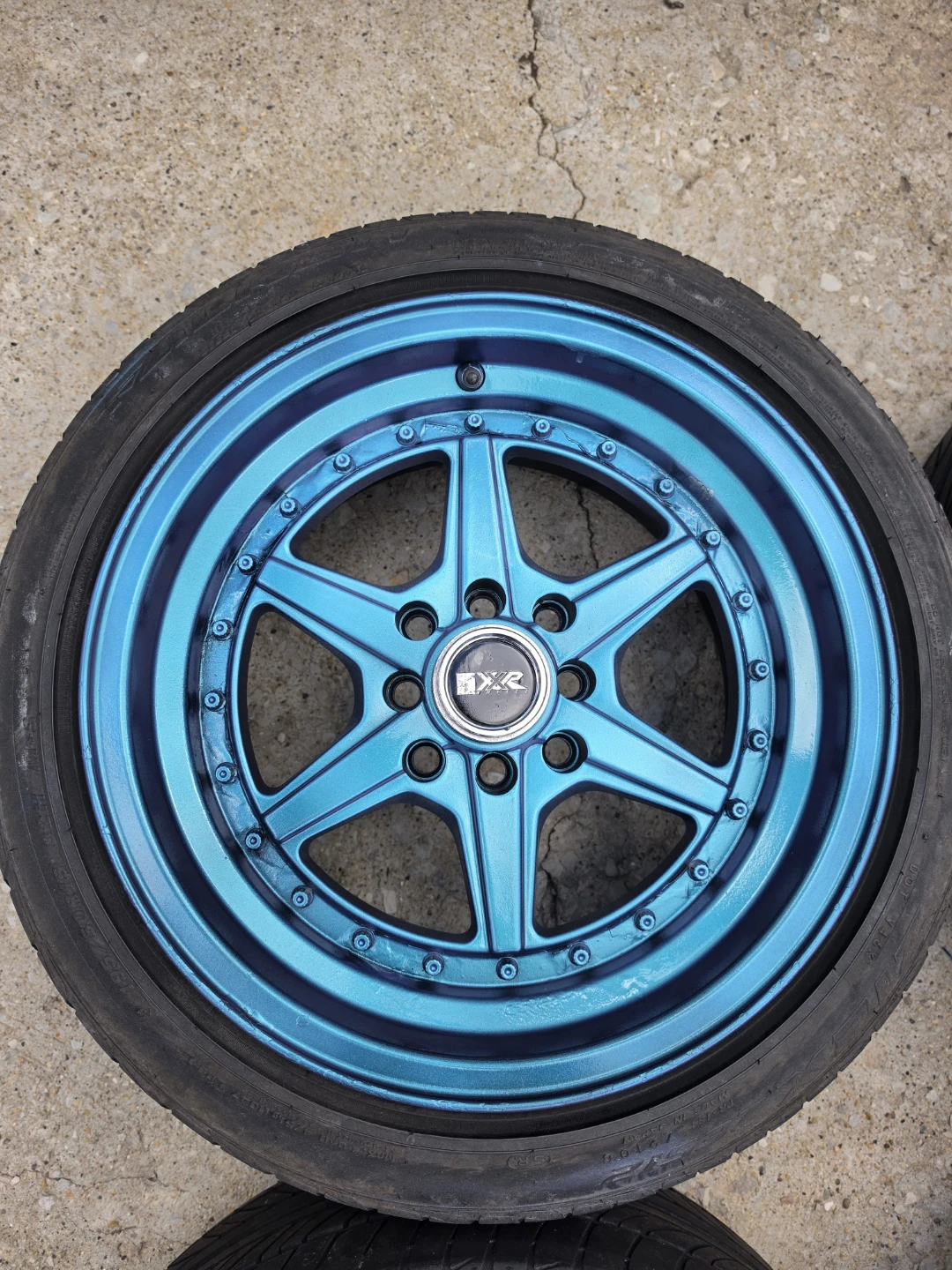 15 inch XXR rims wheels 4x100 4x114.3 new tires chameleon