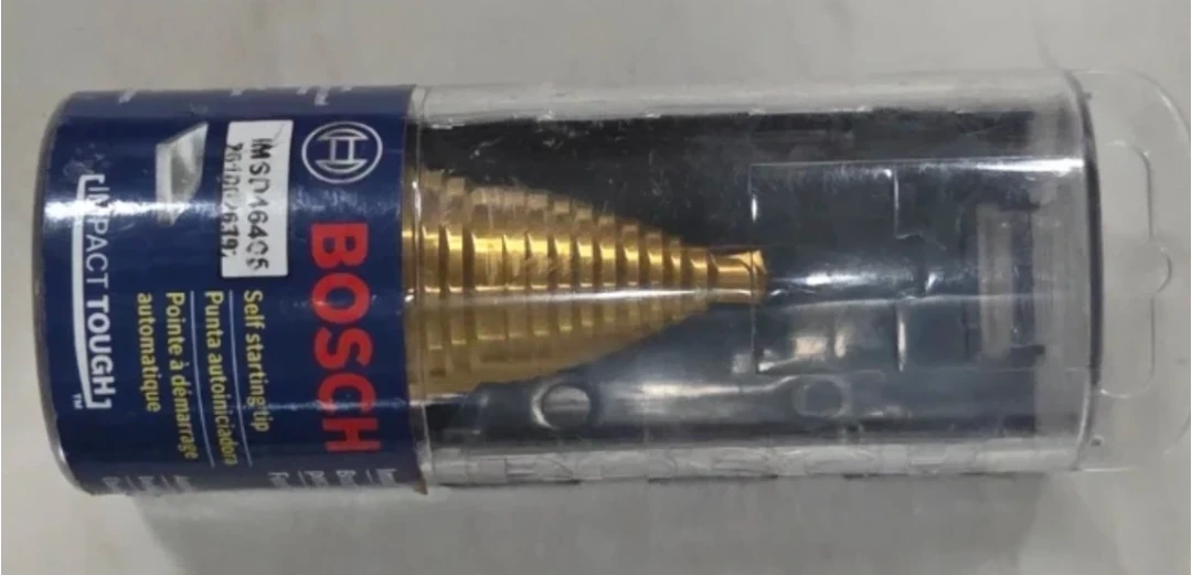 Bosch 1/4 ~ 1-1/8" Titanium-Coated Impact Step Drill Bit