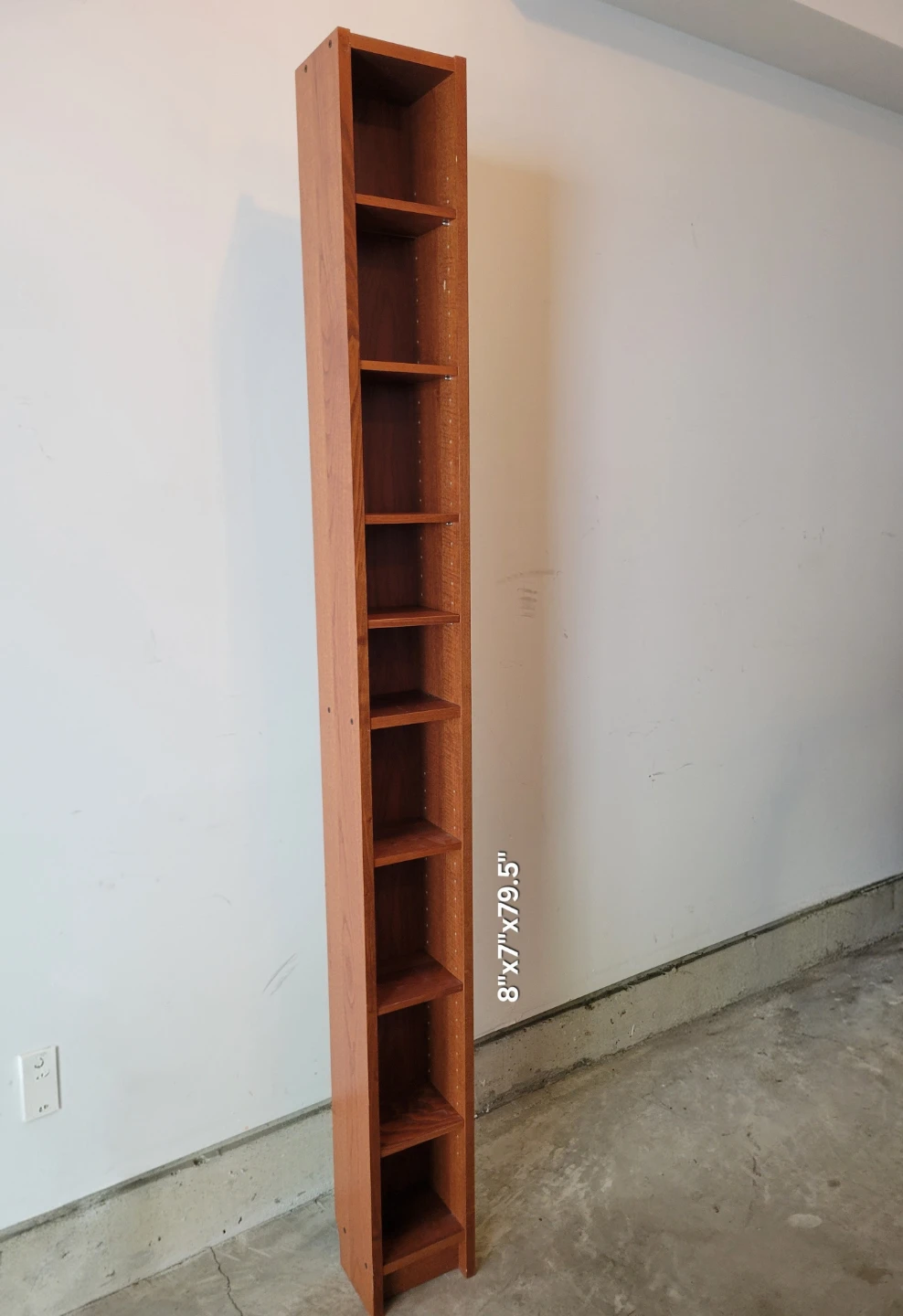 Tall Slim Media Tower / CD & DVD Storage Shelf.