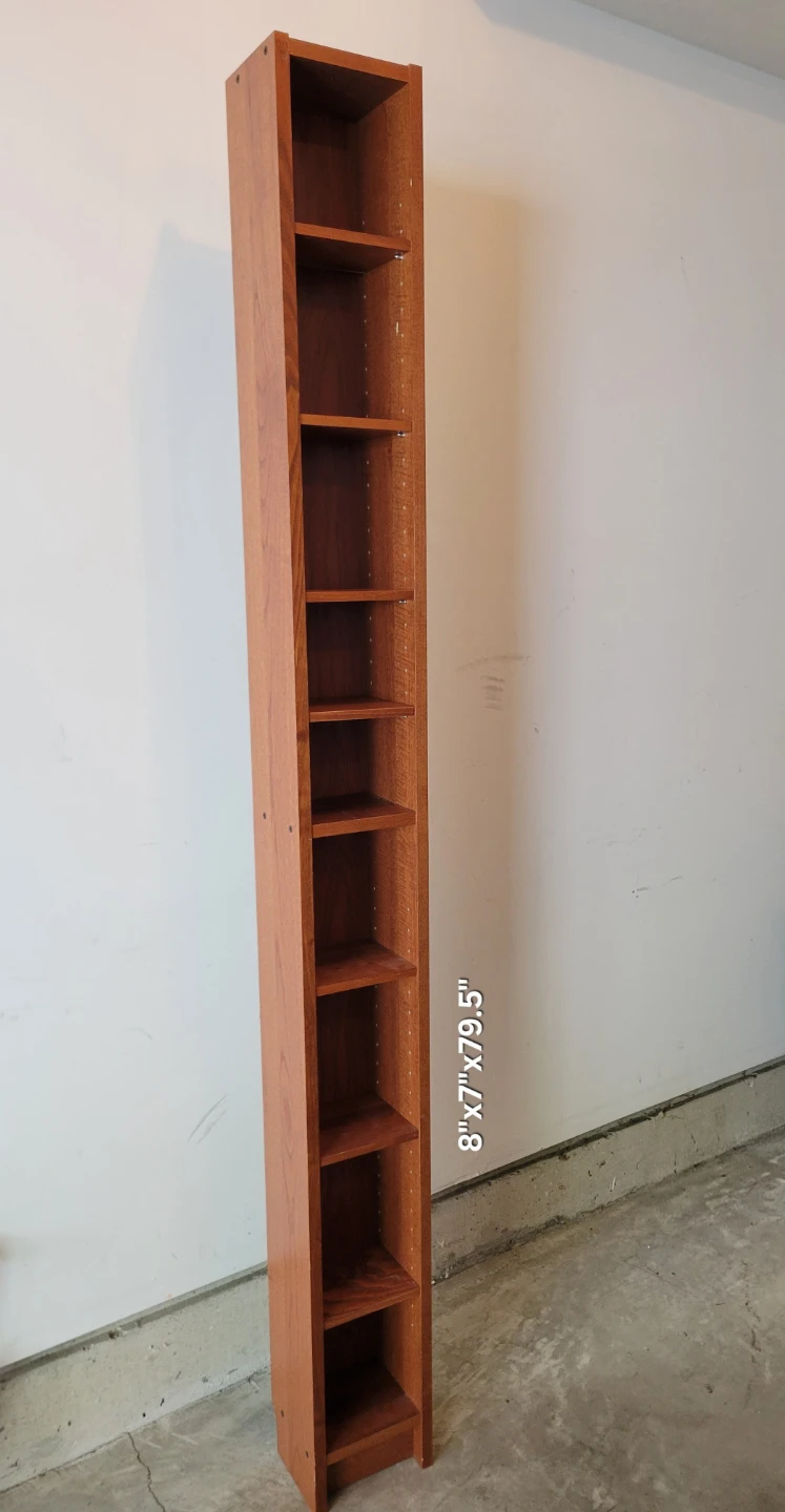 Tall Slim Media Tower / CD & DVD Storage Shelf. - photo 2