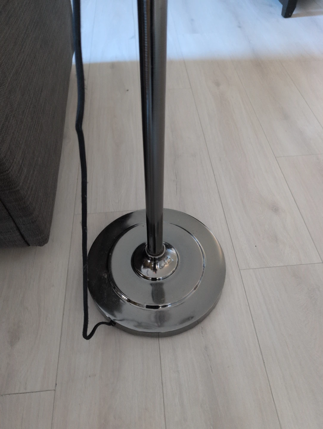 Silver Torchiere Floor Lamp with 3 Shades - photo 2