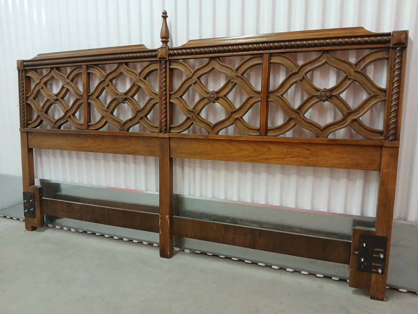 Vintage Wooden Headboard king size - photo 3