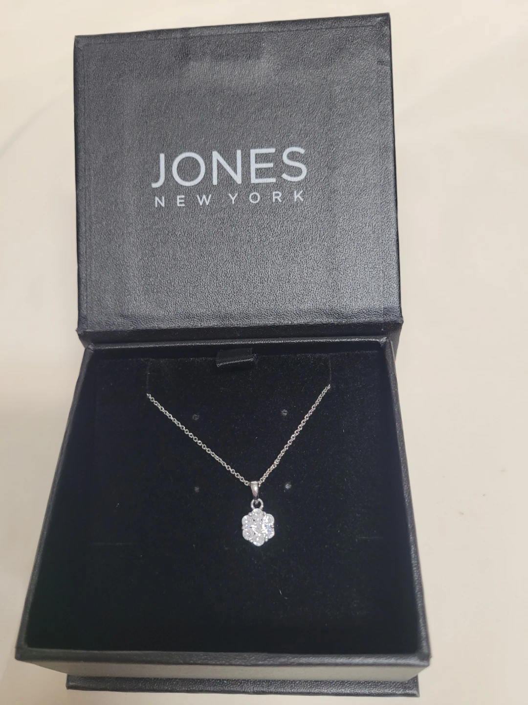 Jones New York Silver Pendant Necklace