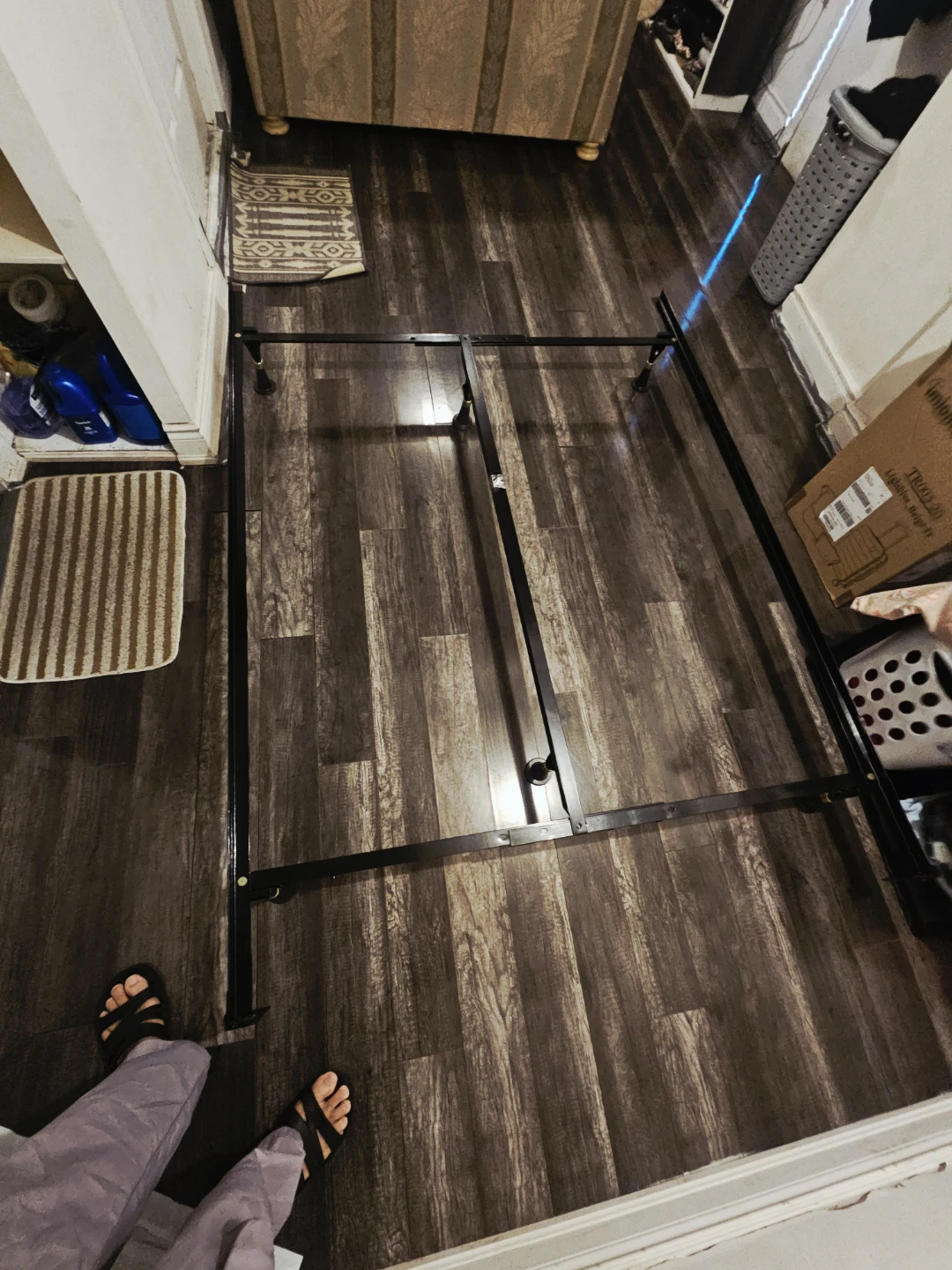 Black Metal Bed Frame - photo 4