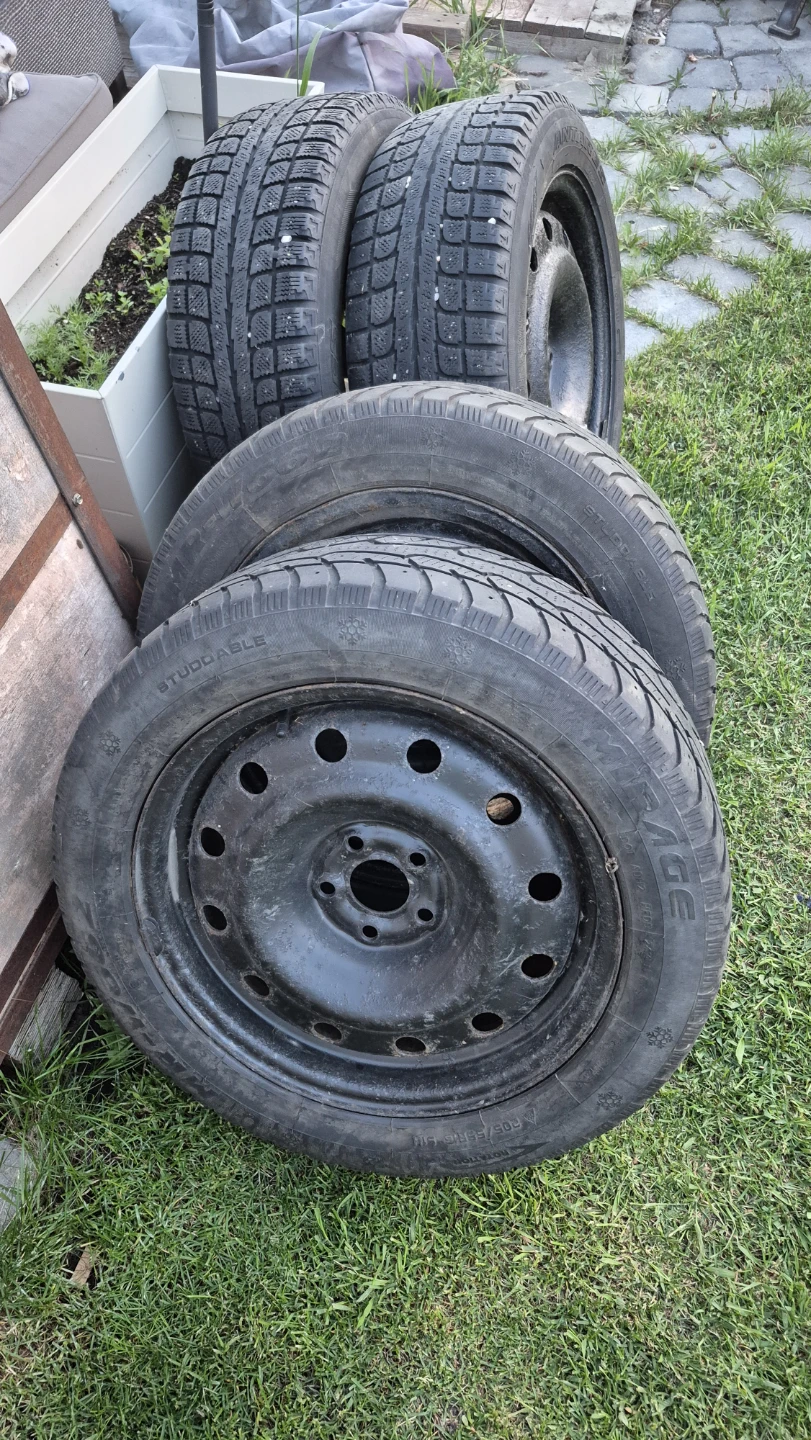 Set of 4 205/55/R16  Winter Tires with Rims - photo 3
