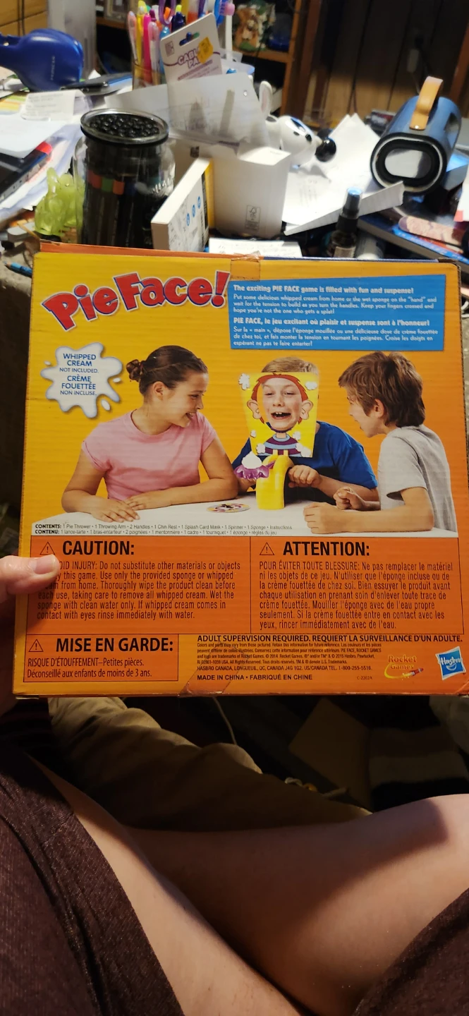 Pie Face! Game by Hasbro Gaming - photo 2