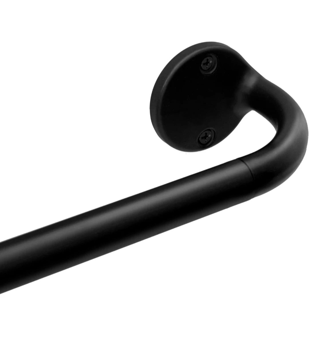 Blackout Wrap Around Curtain Rod 88"-120" Adjustable Heavy Duty