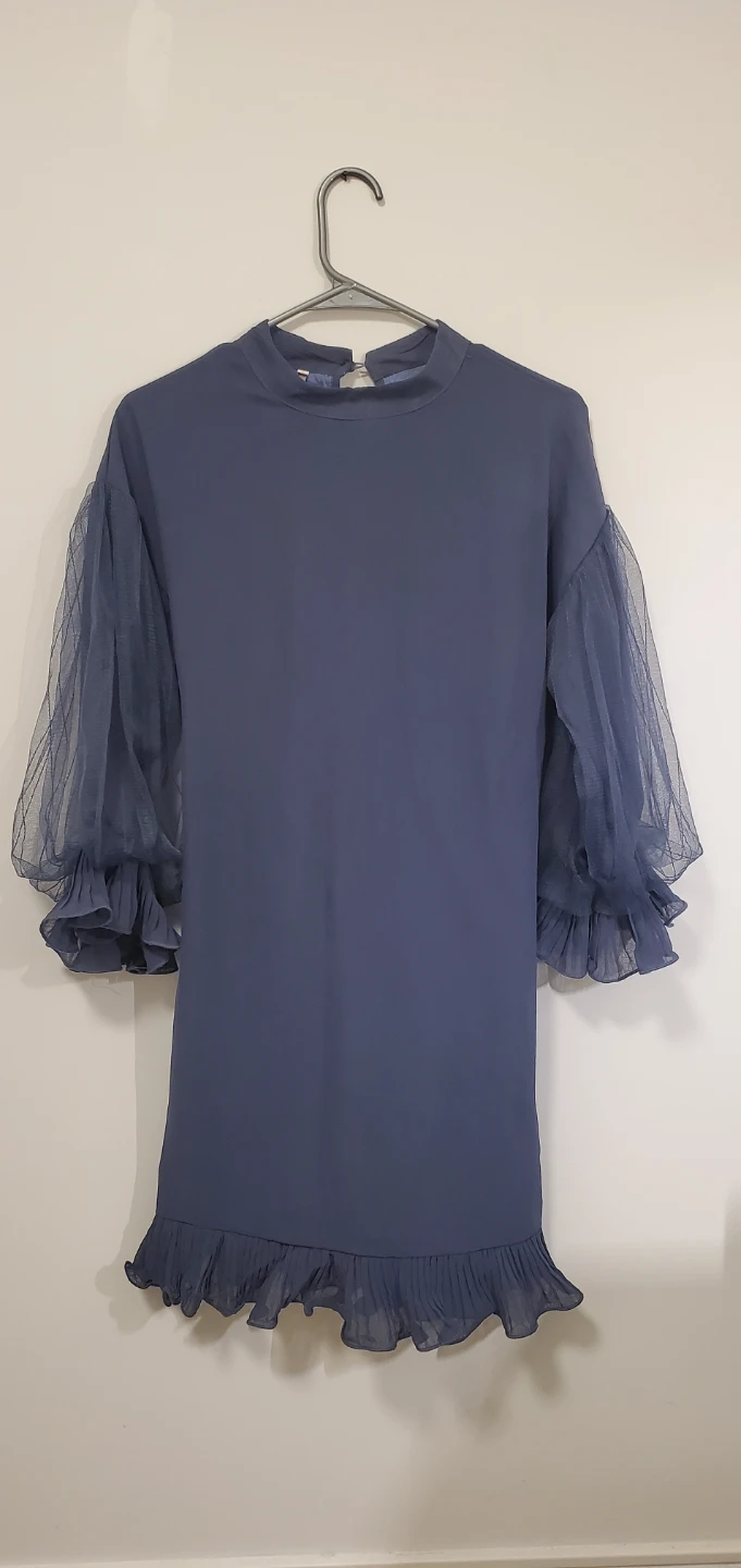 Blue Grey Dress
