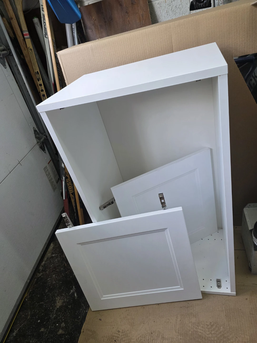 Ikea White cabinet with two doors