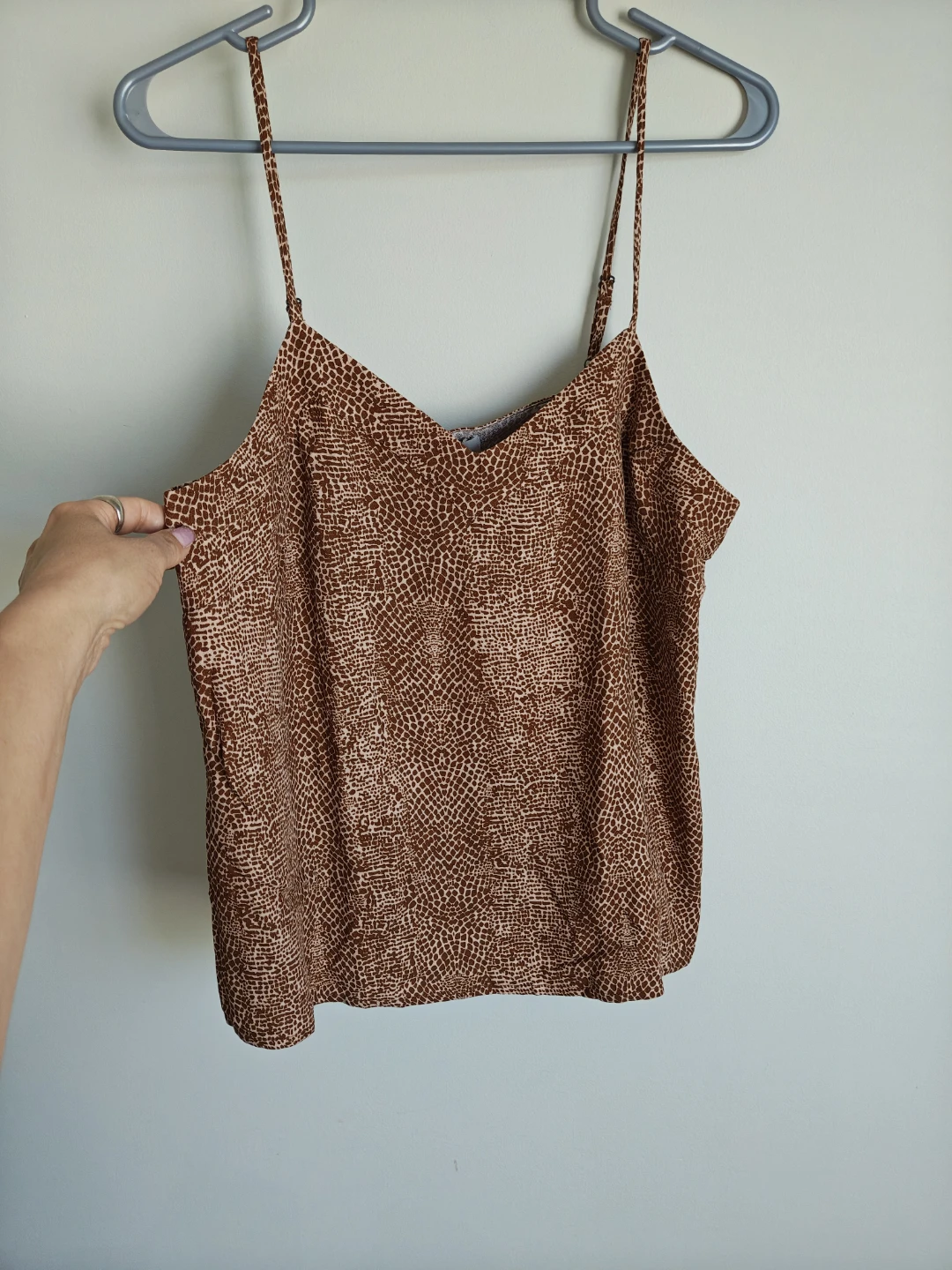 A New Day Brown Print Camisole Top - photo 2
