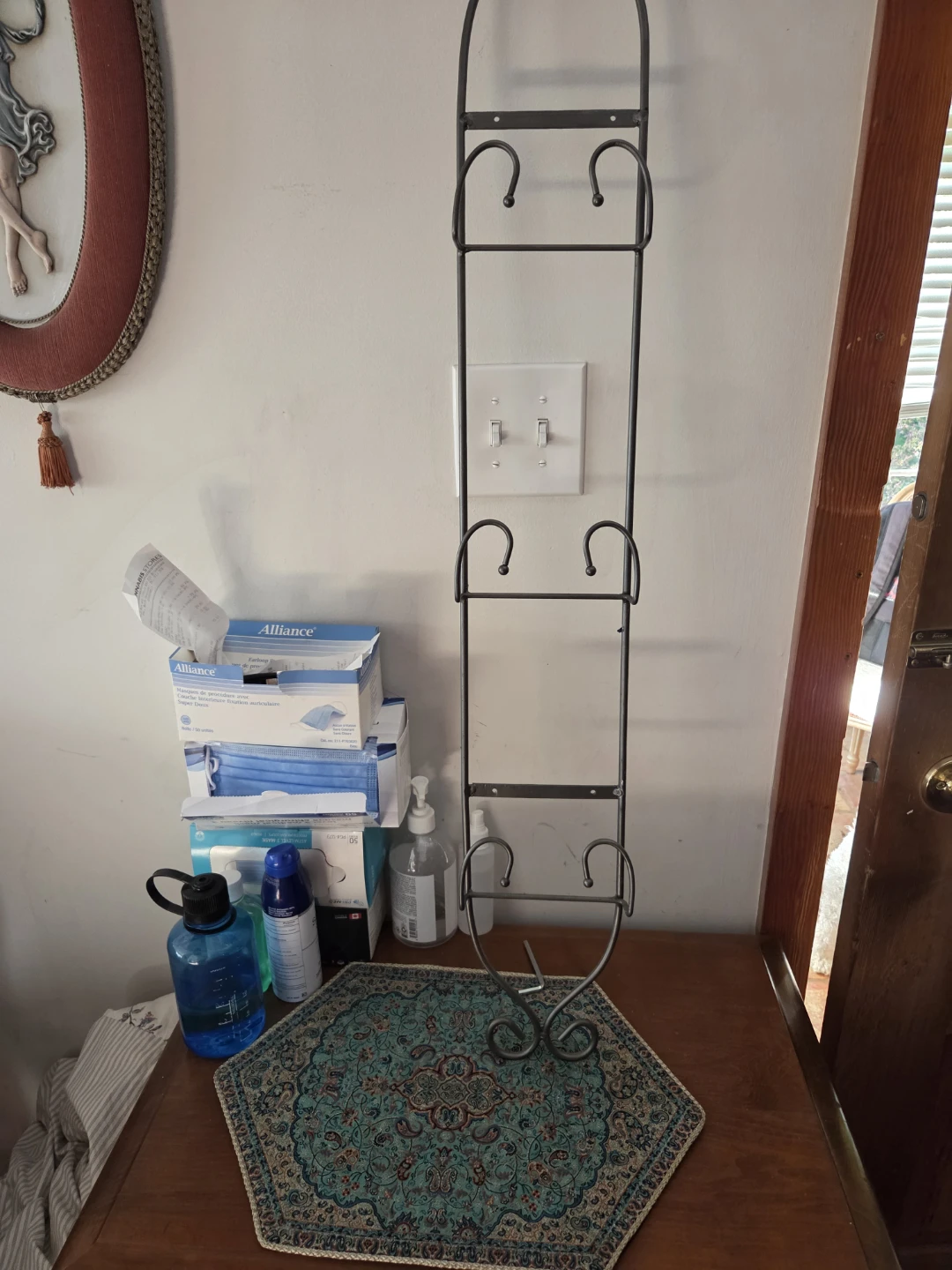 Metal Wall Mount Mail Sorter Organizer