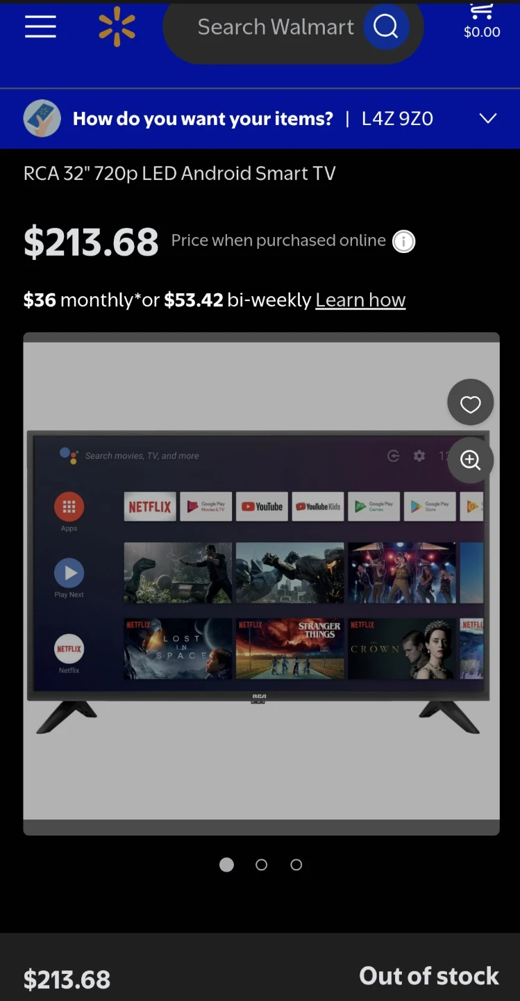 RCA 32" HD Android Smart TV